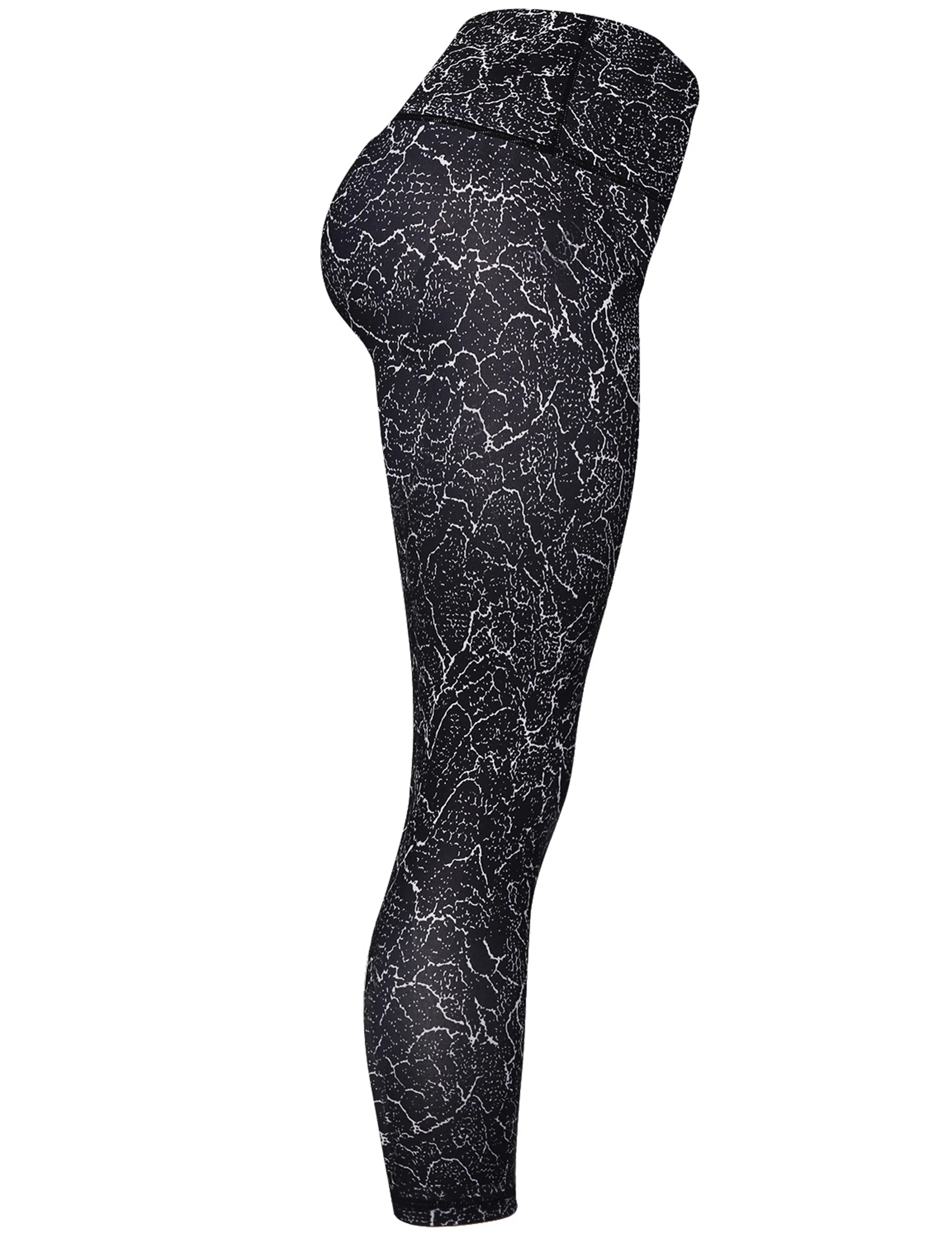 22" Printed Yoga Pants CRACK