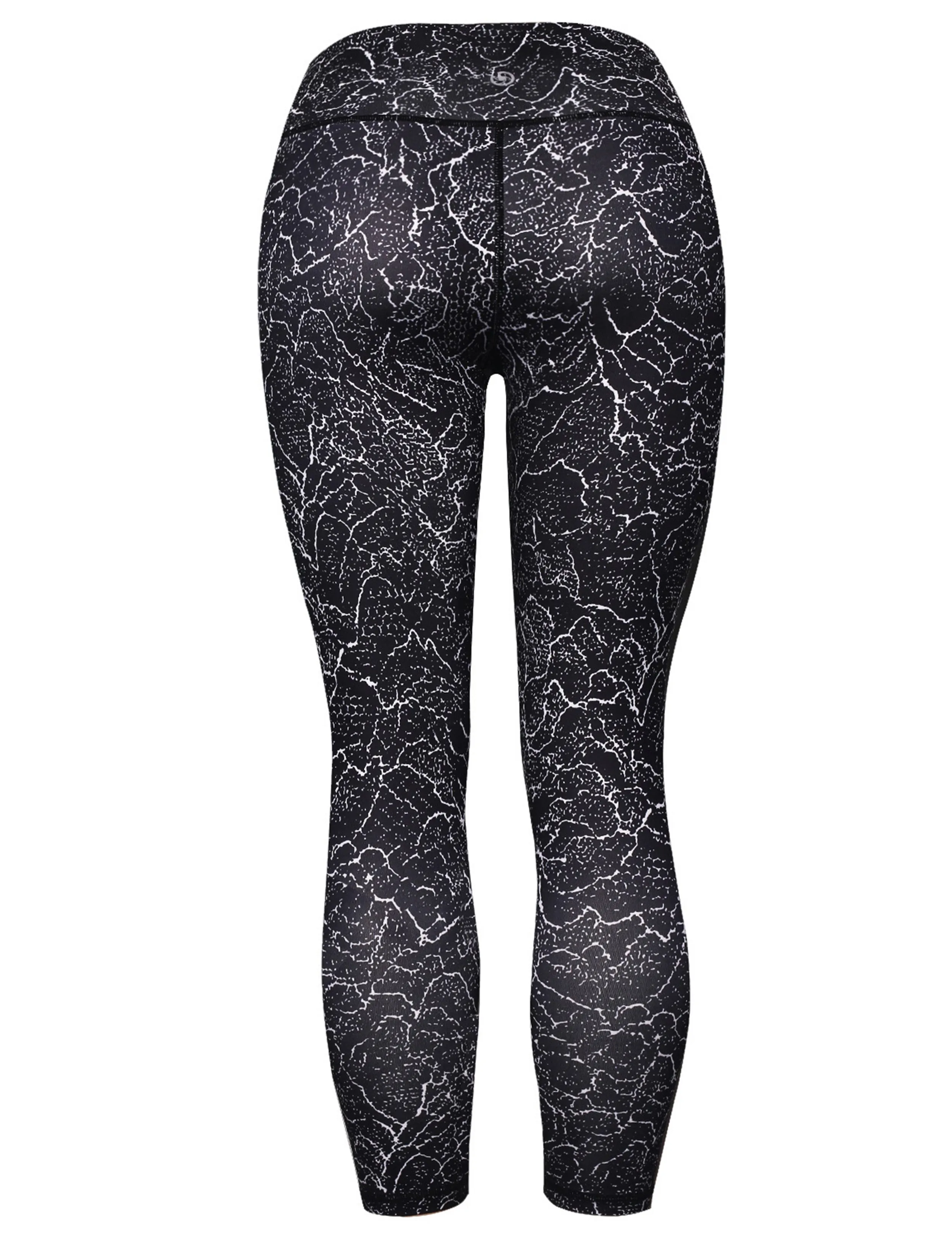 22" Printed Yoga Pants CRACK