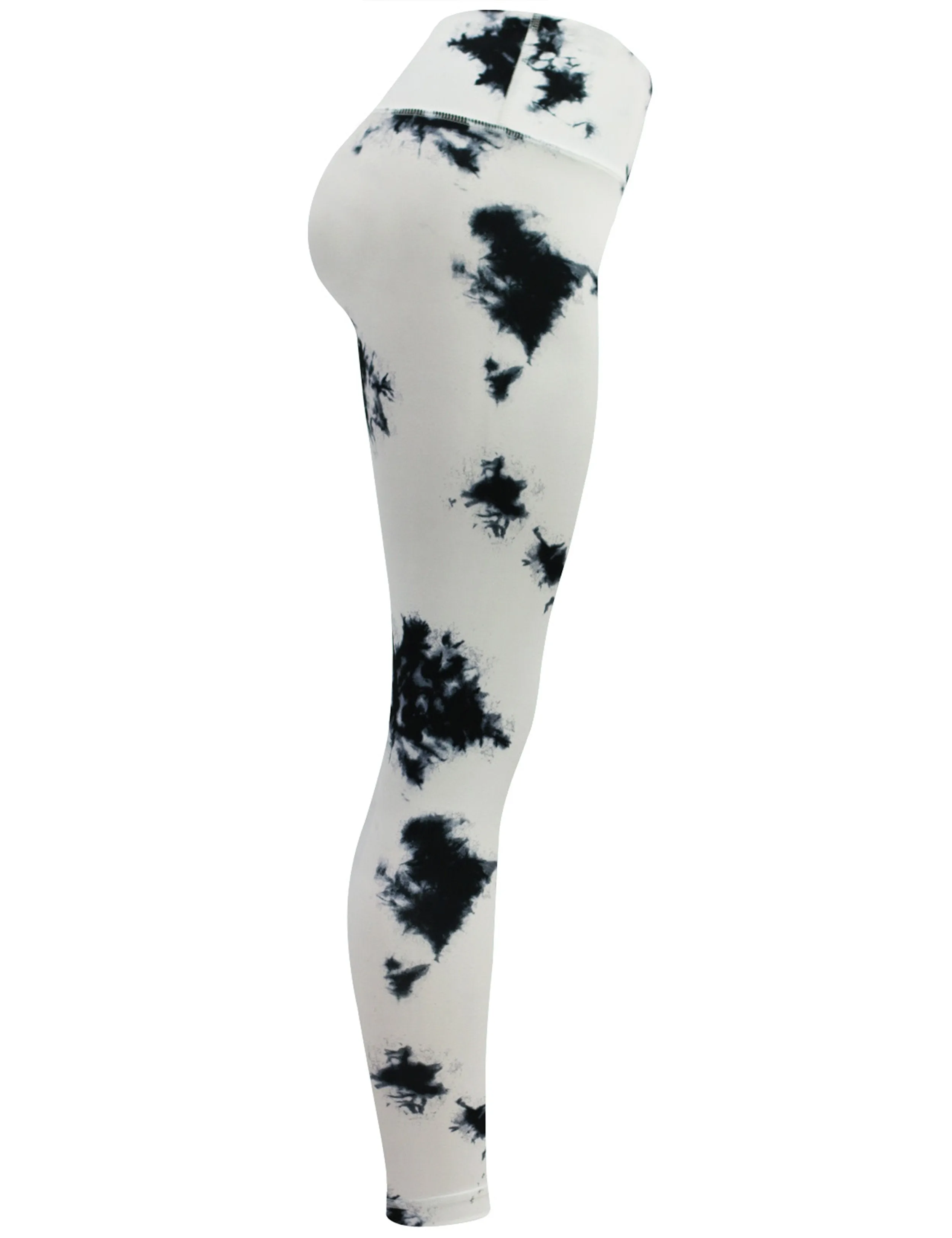 26" Printed Yoga Pants whitemarble ins