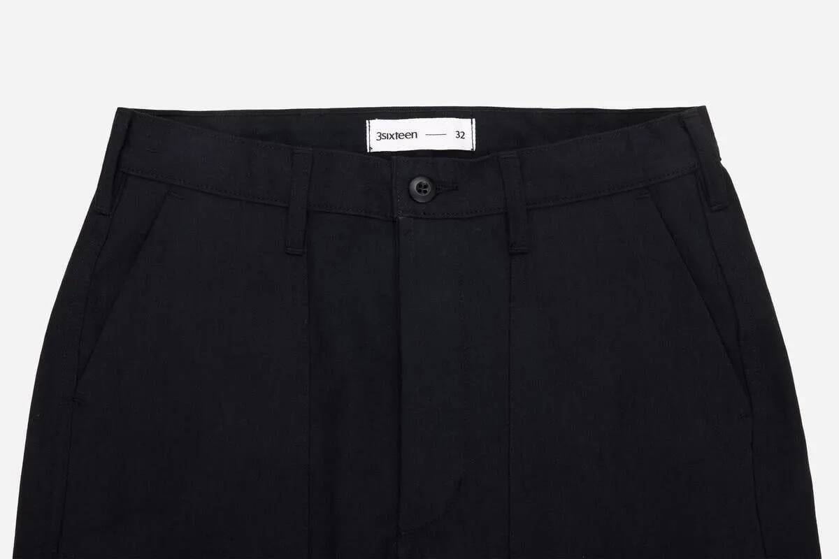 3sixteen - Fatigue Pants Black Washed HBT