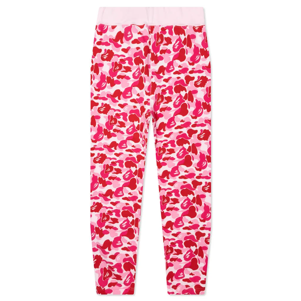 Abc Camo Sweat Pants - Pink