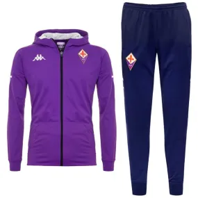 AC Fiorentina hooded presentation soccer tracksuit 2020/21 - Kappa