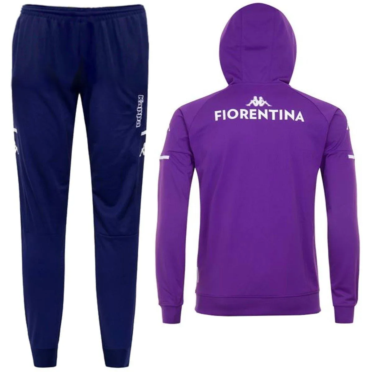 AC Fiorentina hooded presentation soccer tracksuit 2020/21 - Kappa