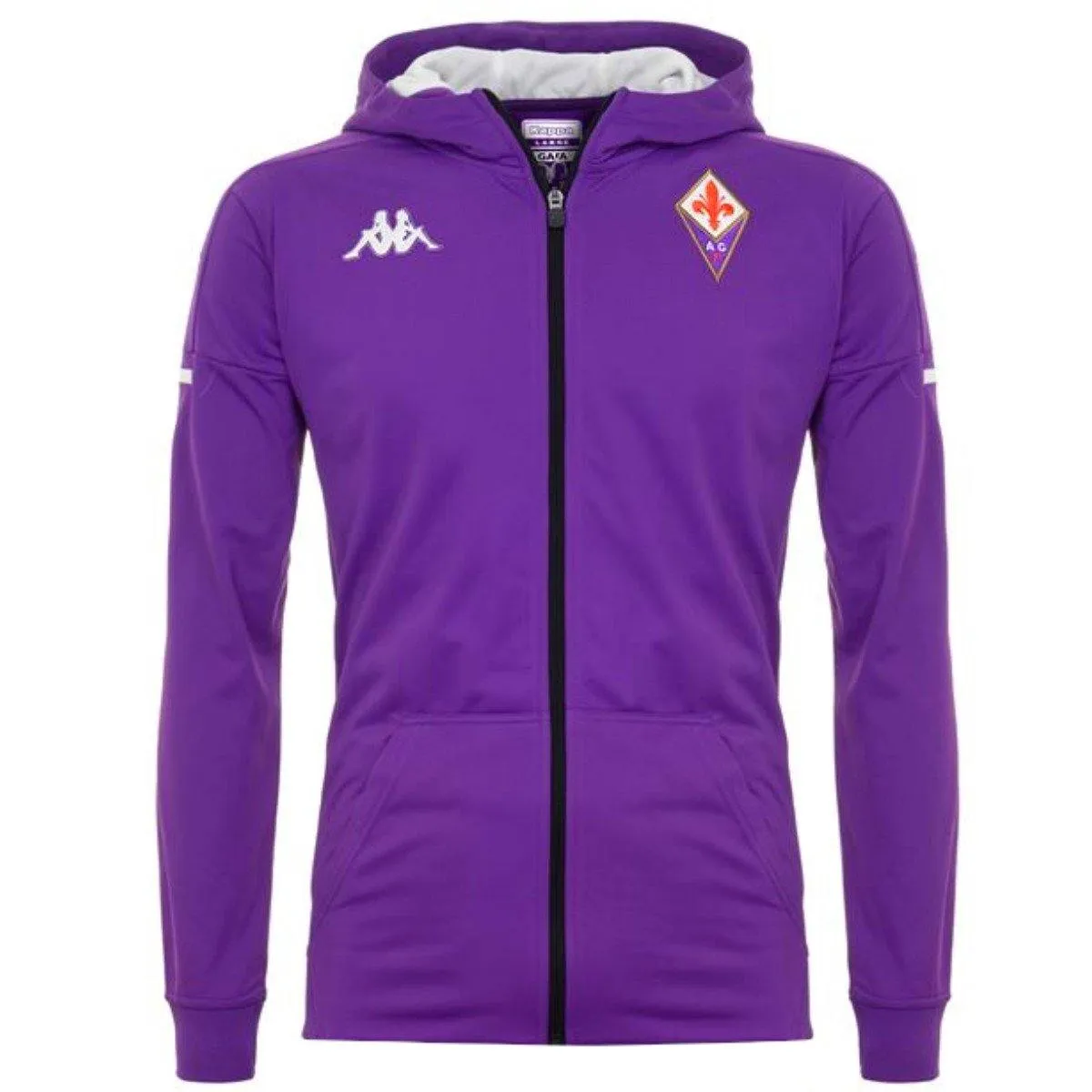 AC Fiorentina hooded presentation soccer tracksuit 2020/21 - Kappa