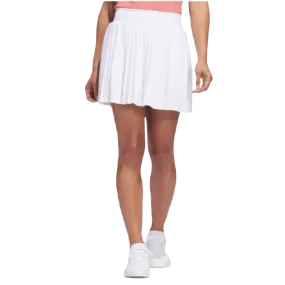 Adidas Ultimate365 Tour Pleated 15-Inch Skort - White