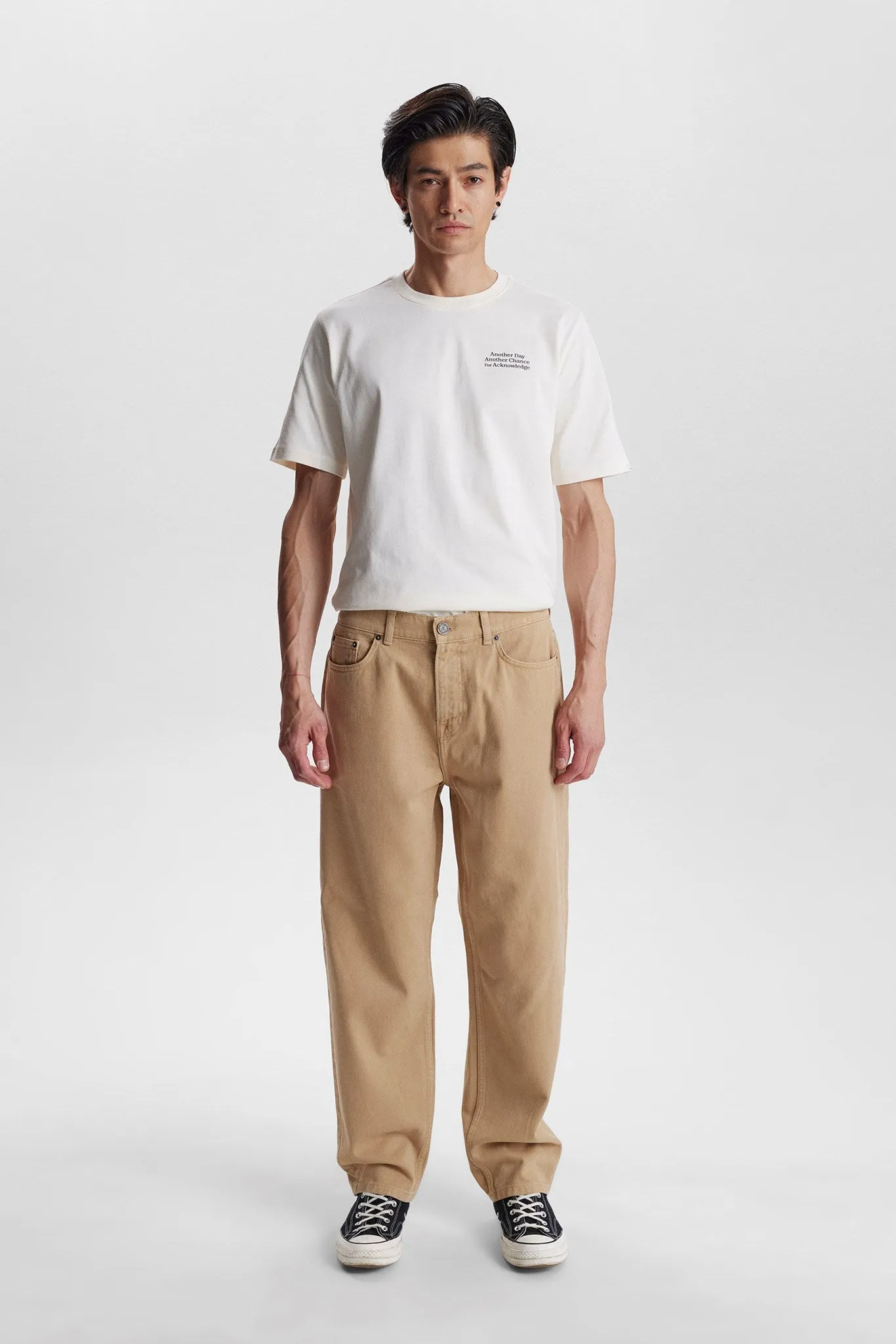 AKJANIC GARMENT DYED PANTS - Incense