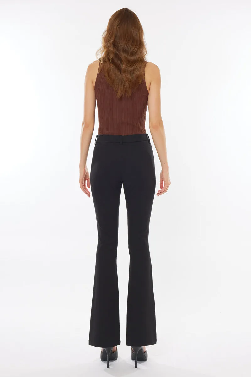 Ally Mid Rise Ponte Bootcut Pants