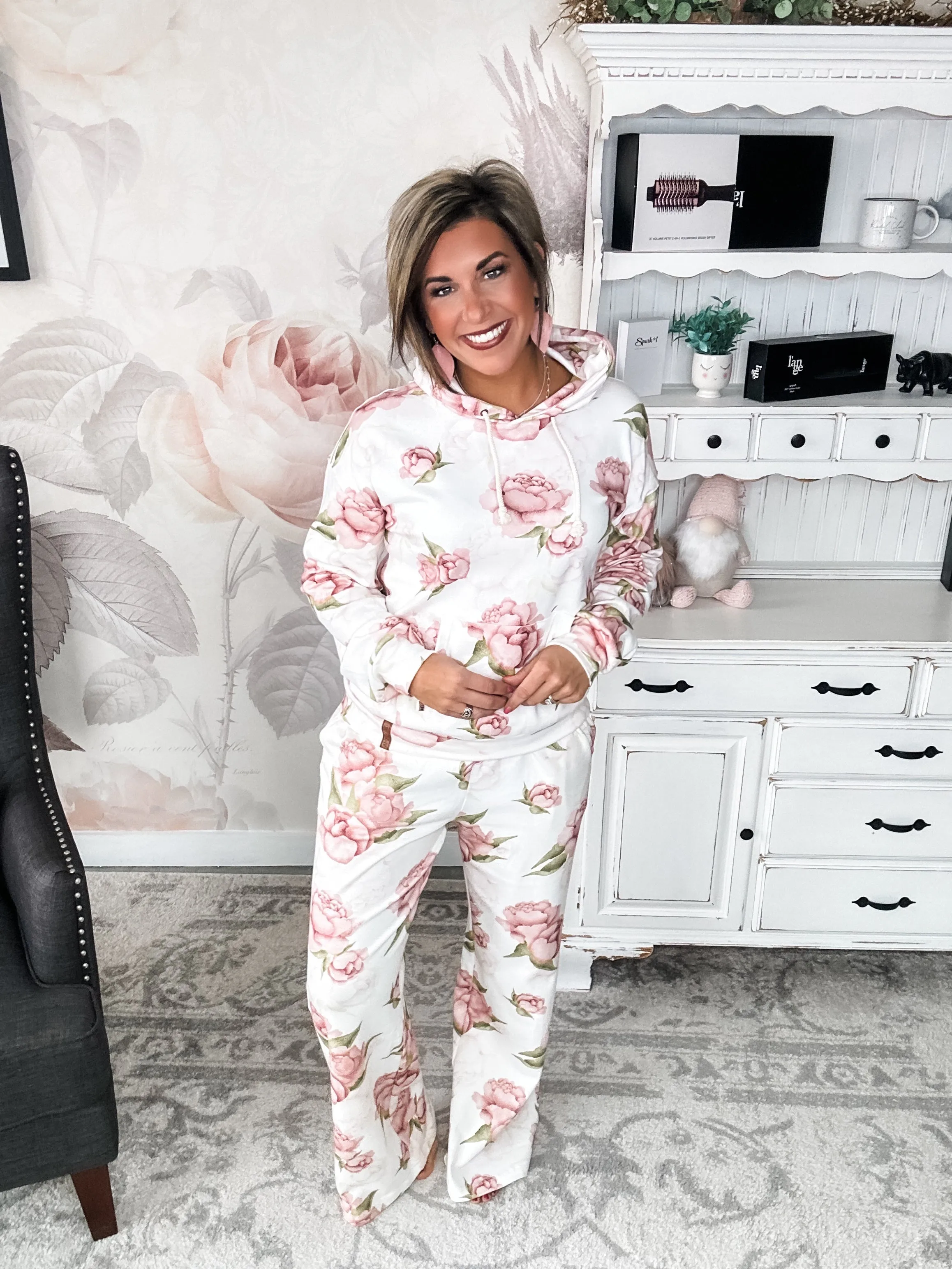 Ampersand Avenue Free Time Wide Leg Comfy Pant - Happily Ever After