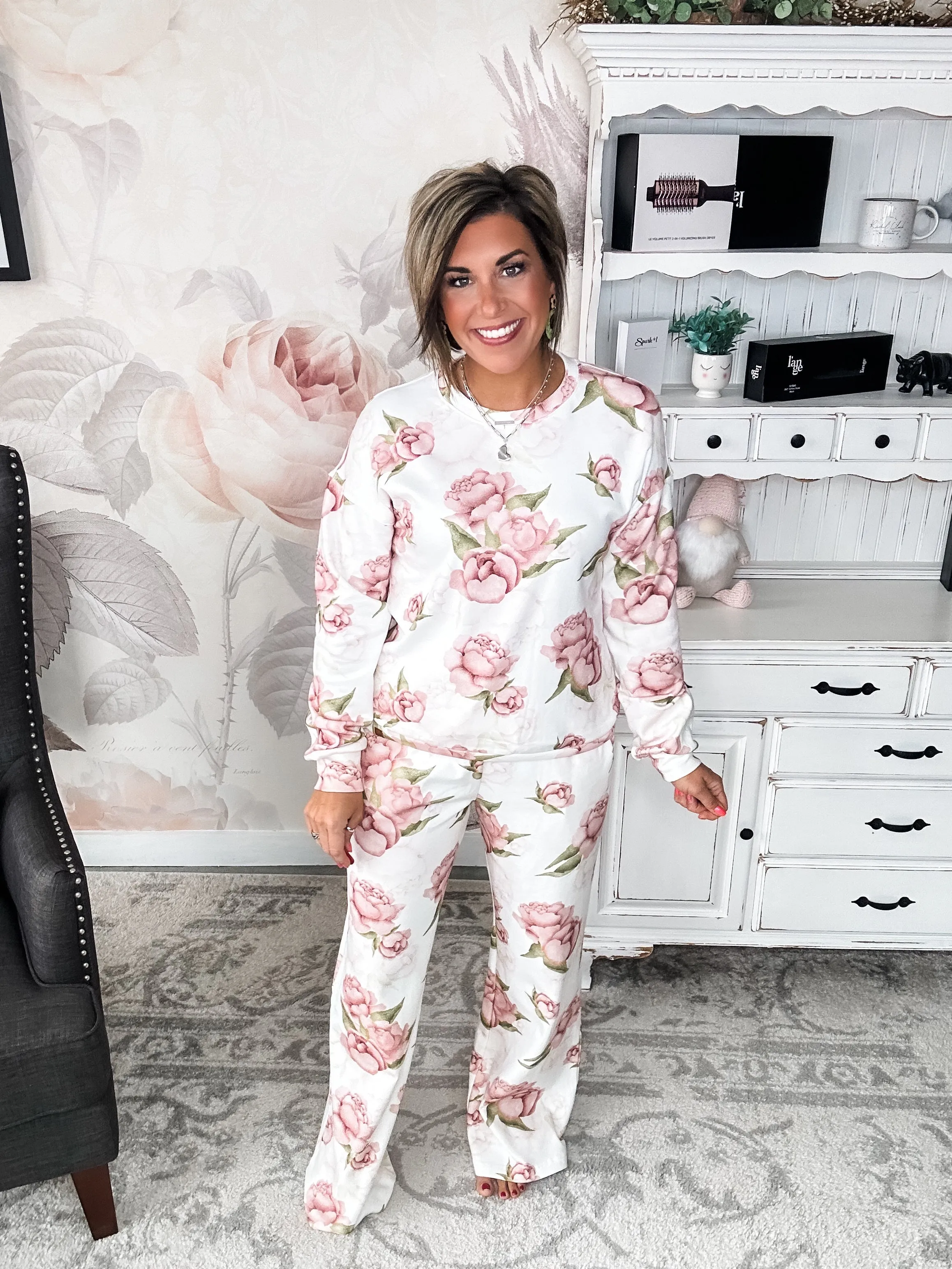 Ampersand Avenue Free Time Wide Leg Comfy Pant - Happily Ever After