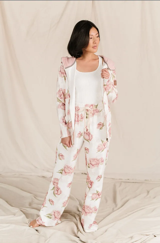 Ampersand Avenue Free Time Wide Leg Comfy Pant - Happily Ever After