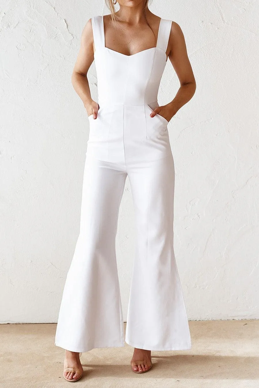 Aubrey Jumpsuit - Ivory