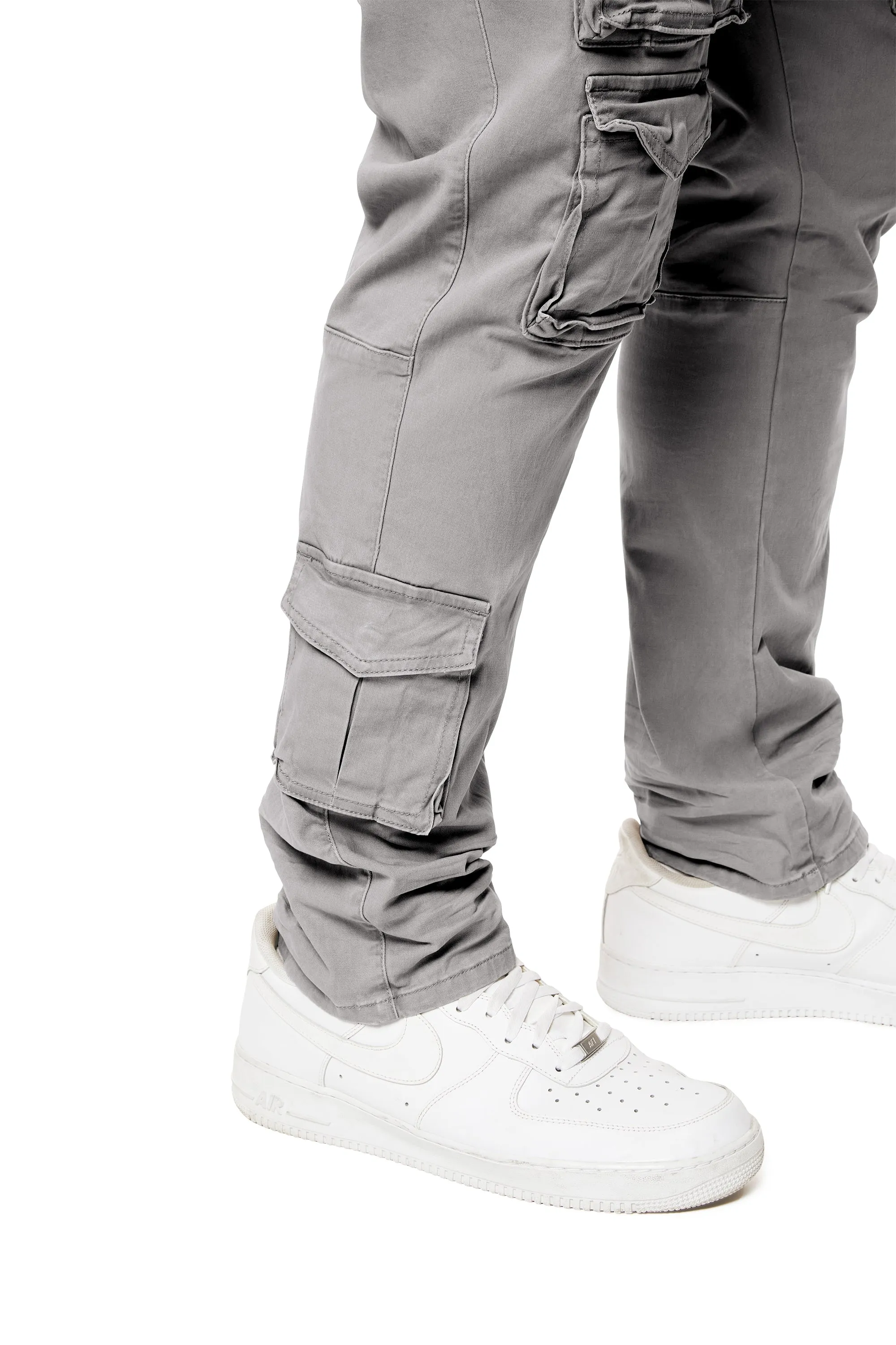 Big and Tall - 10 Pocket Twill Pants - Ultimate Grey