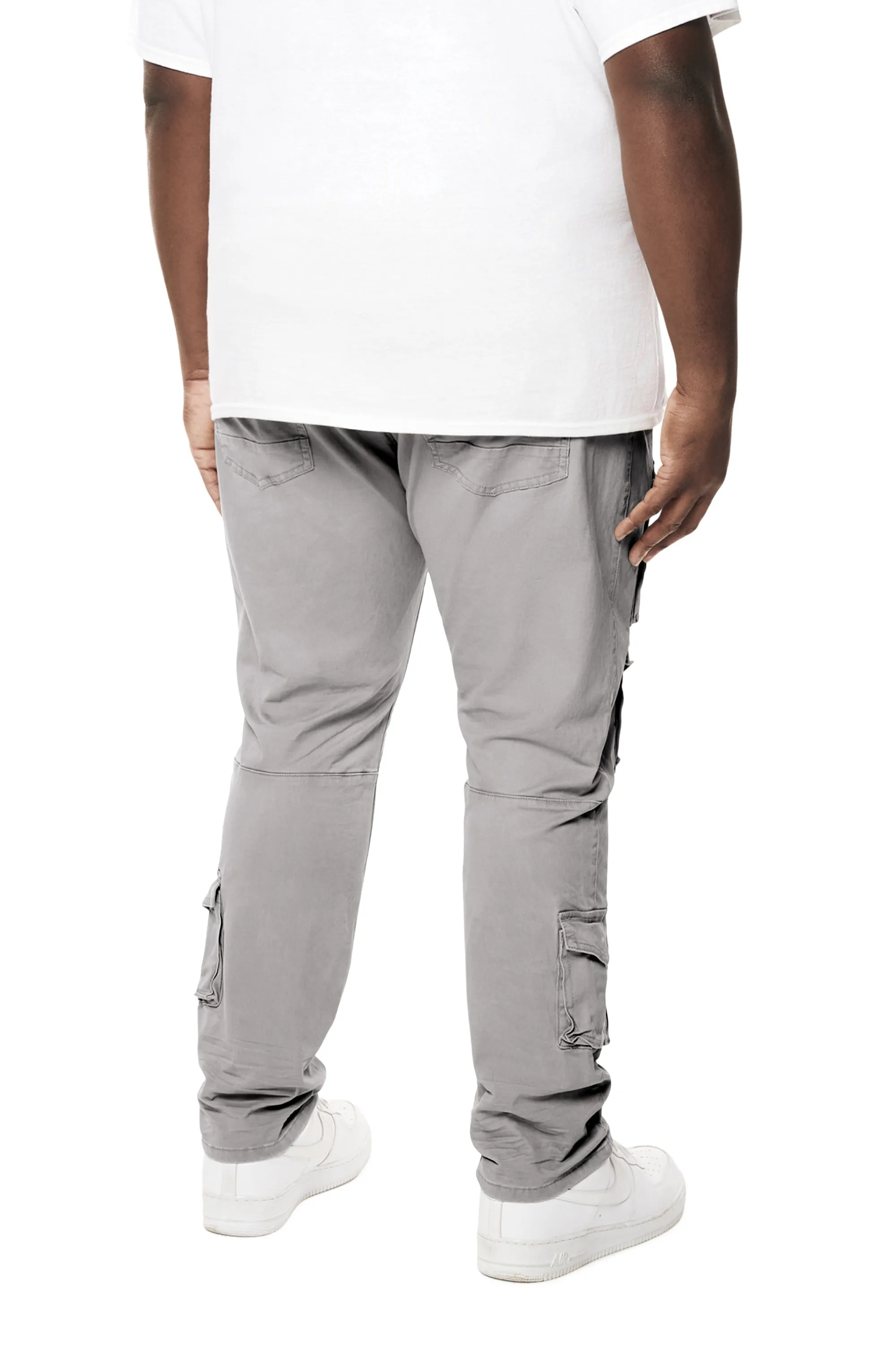 Big and Tall - 10 Pocket Twill Pants - Ultimate Grey