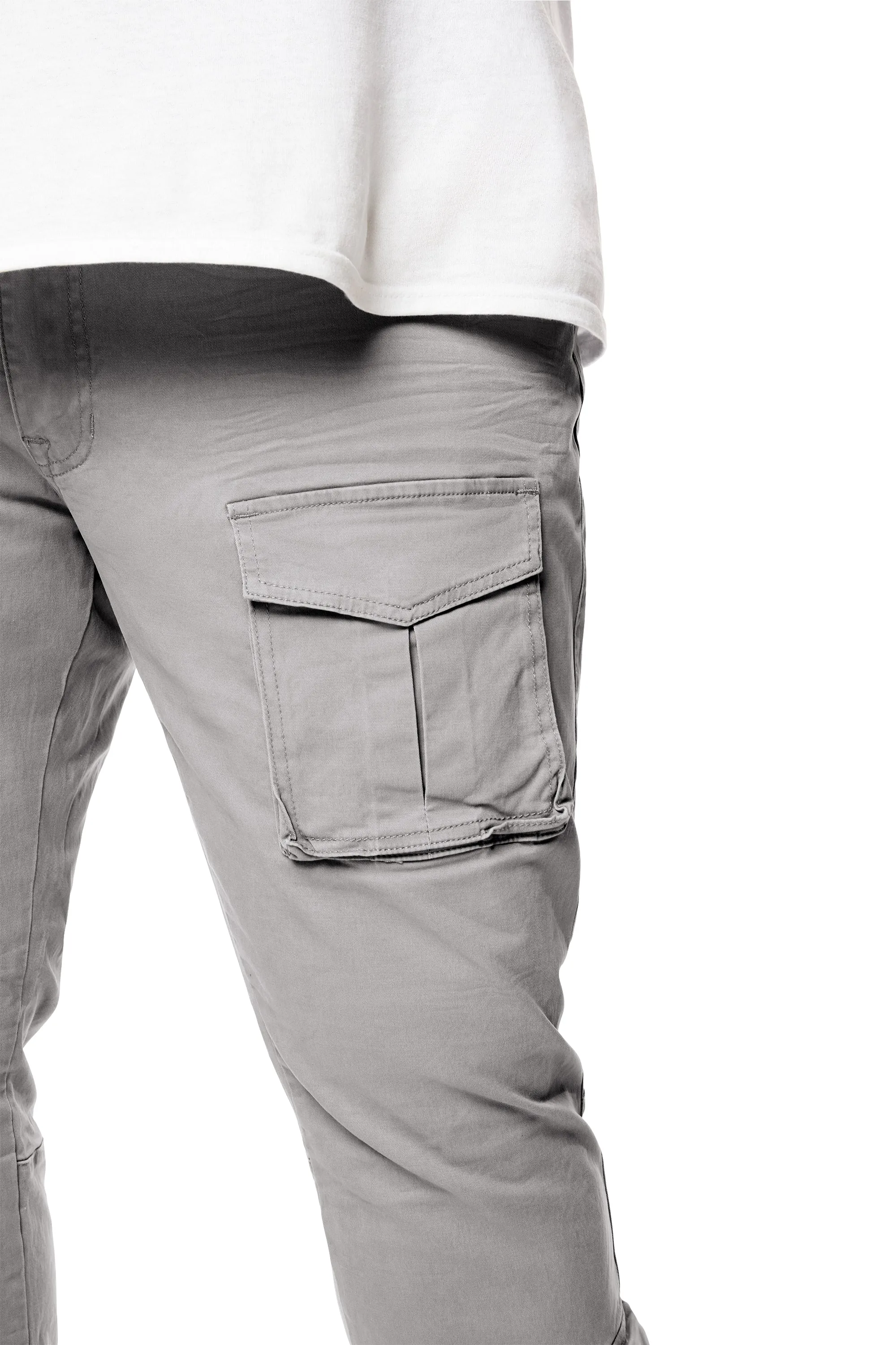 Big and Tall - 10 Pocket Twill Pants - Ultimate Grey