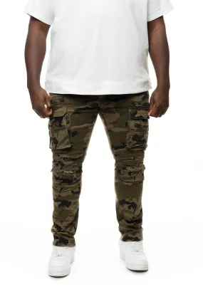 Big And Tall Utility Engineered Pant - Wood Camo