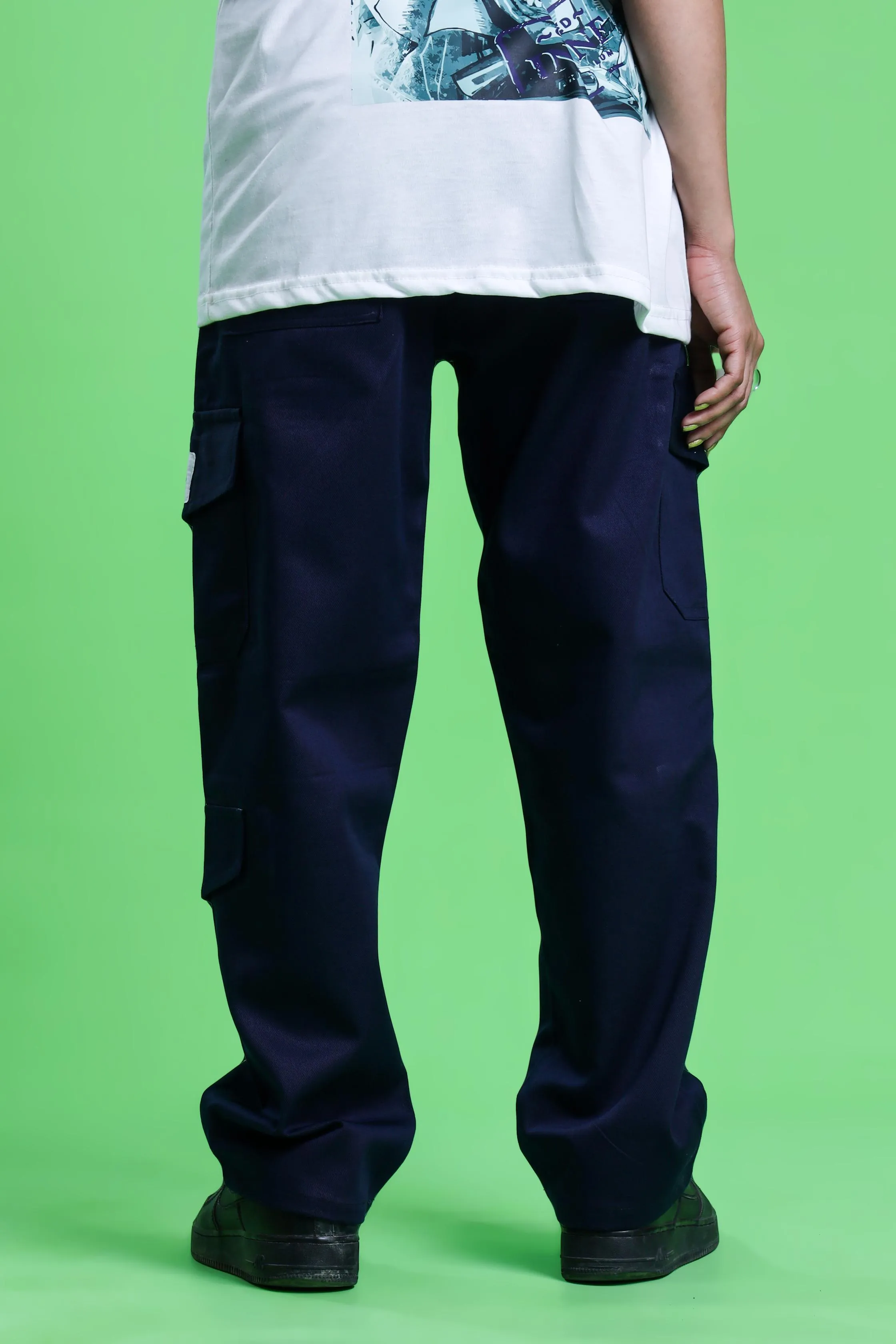 BLUE CARGO PANT