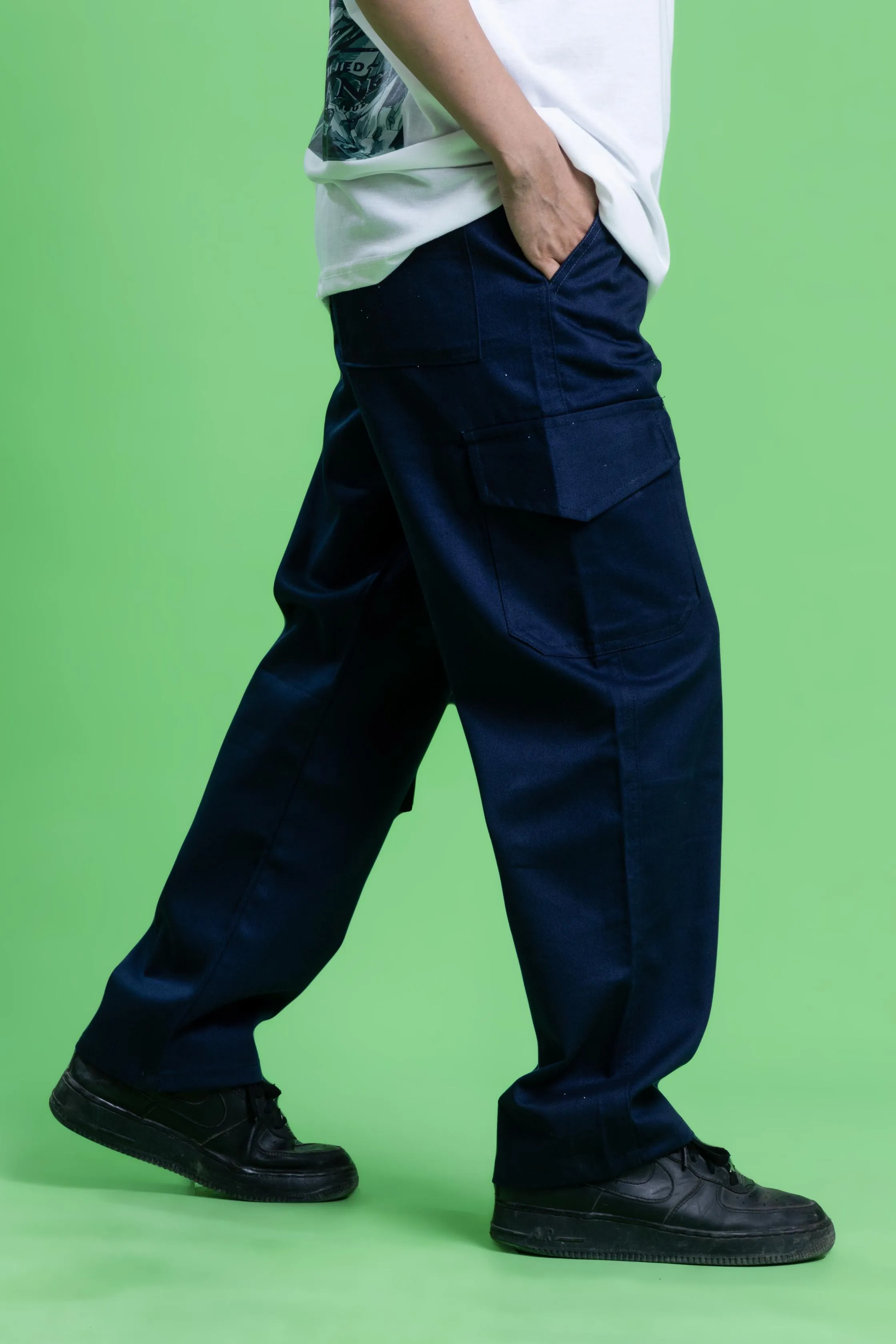 BLUE CARGO PANT