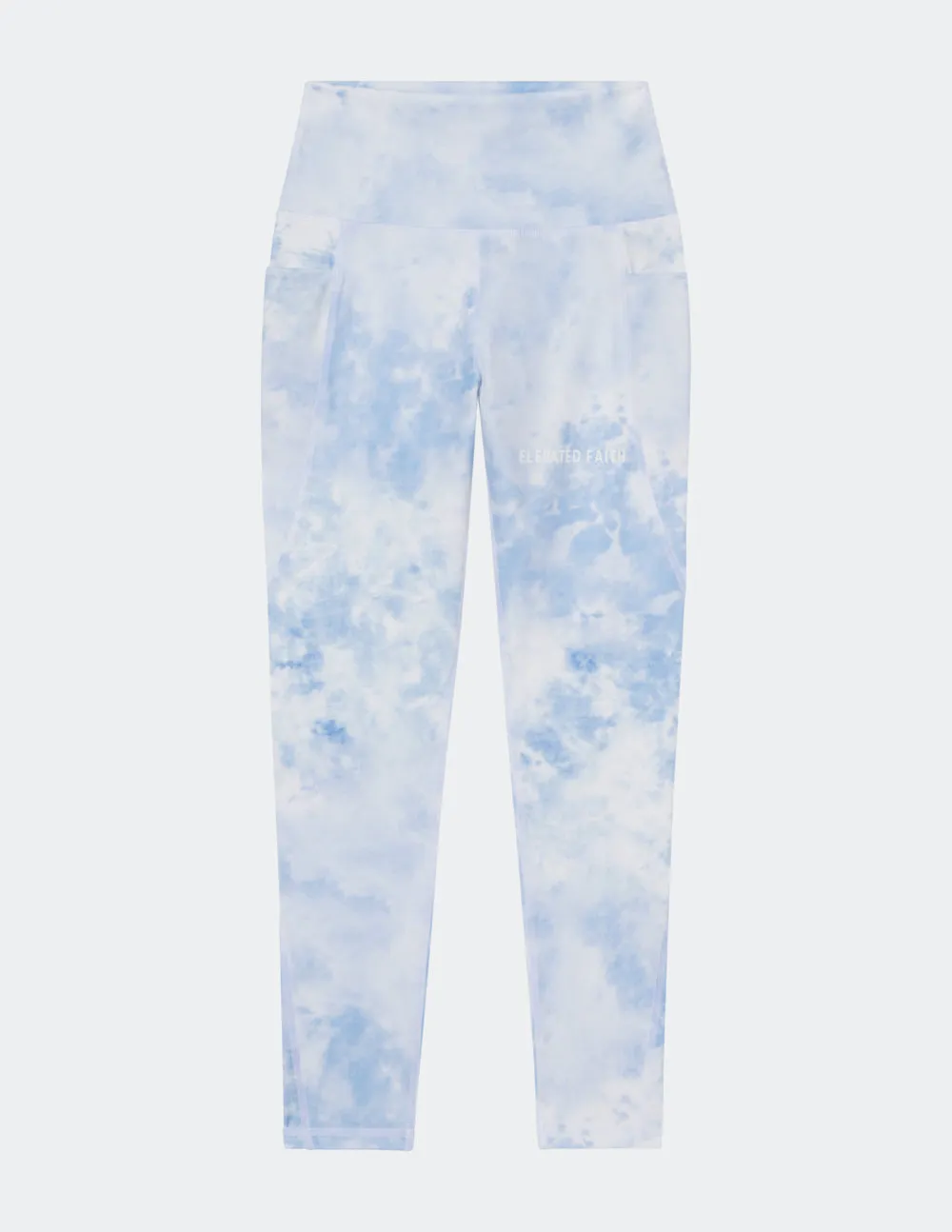 Blue Tie-Dye Legging