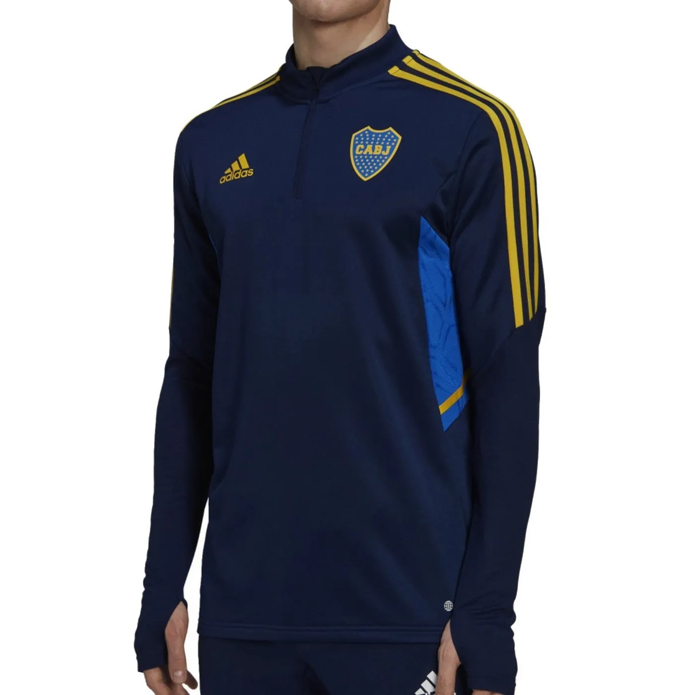 Boca Juniors training technical Soccer tracksuit 2022/23 navy - Adidas