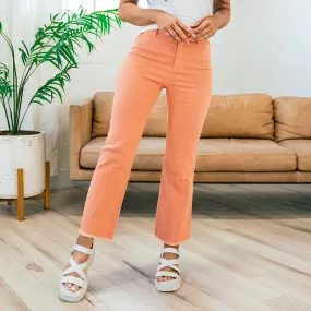 Bristol Wide Leg Crop Pants - Ginger