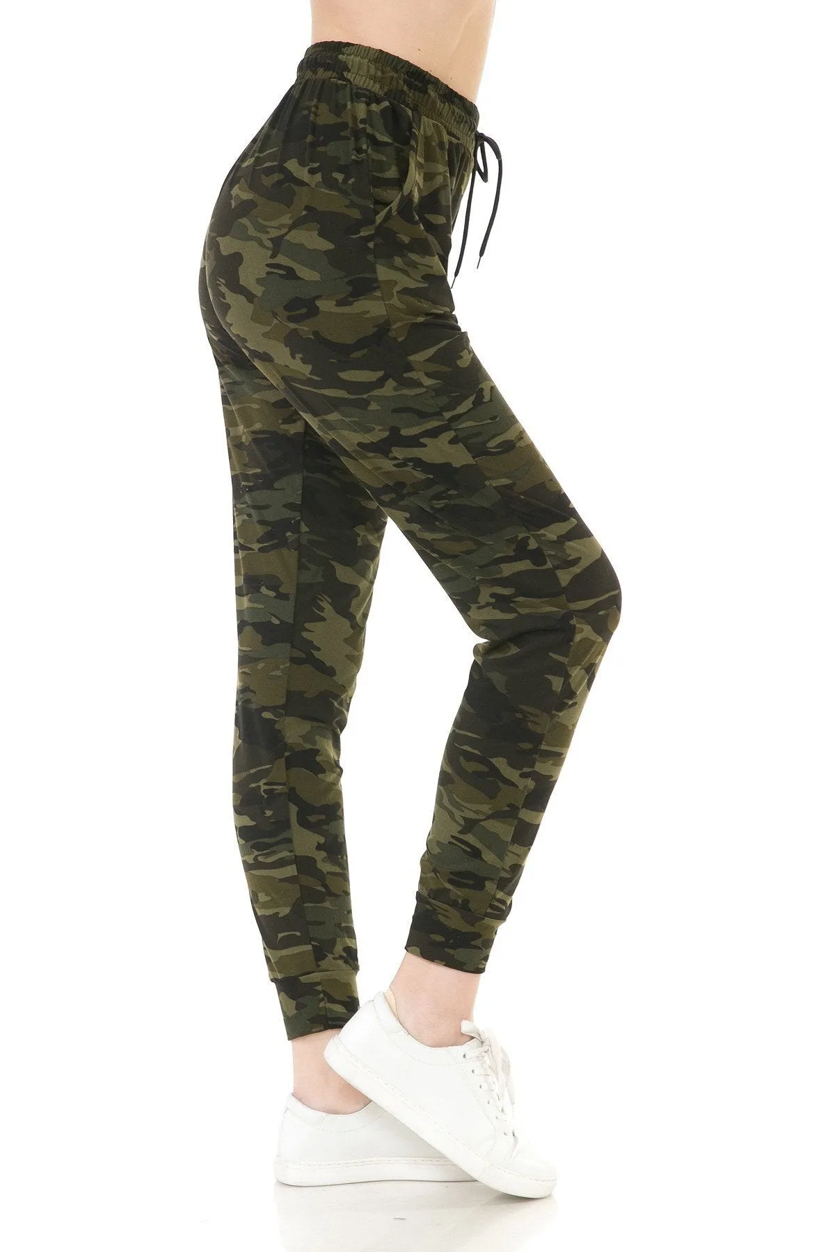 Camo Camouflage Print Soft Lounge Jogger Pants