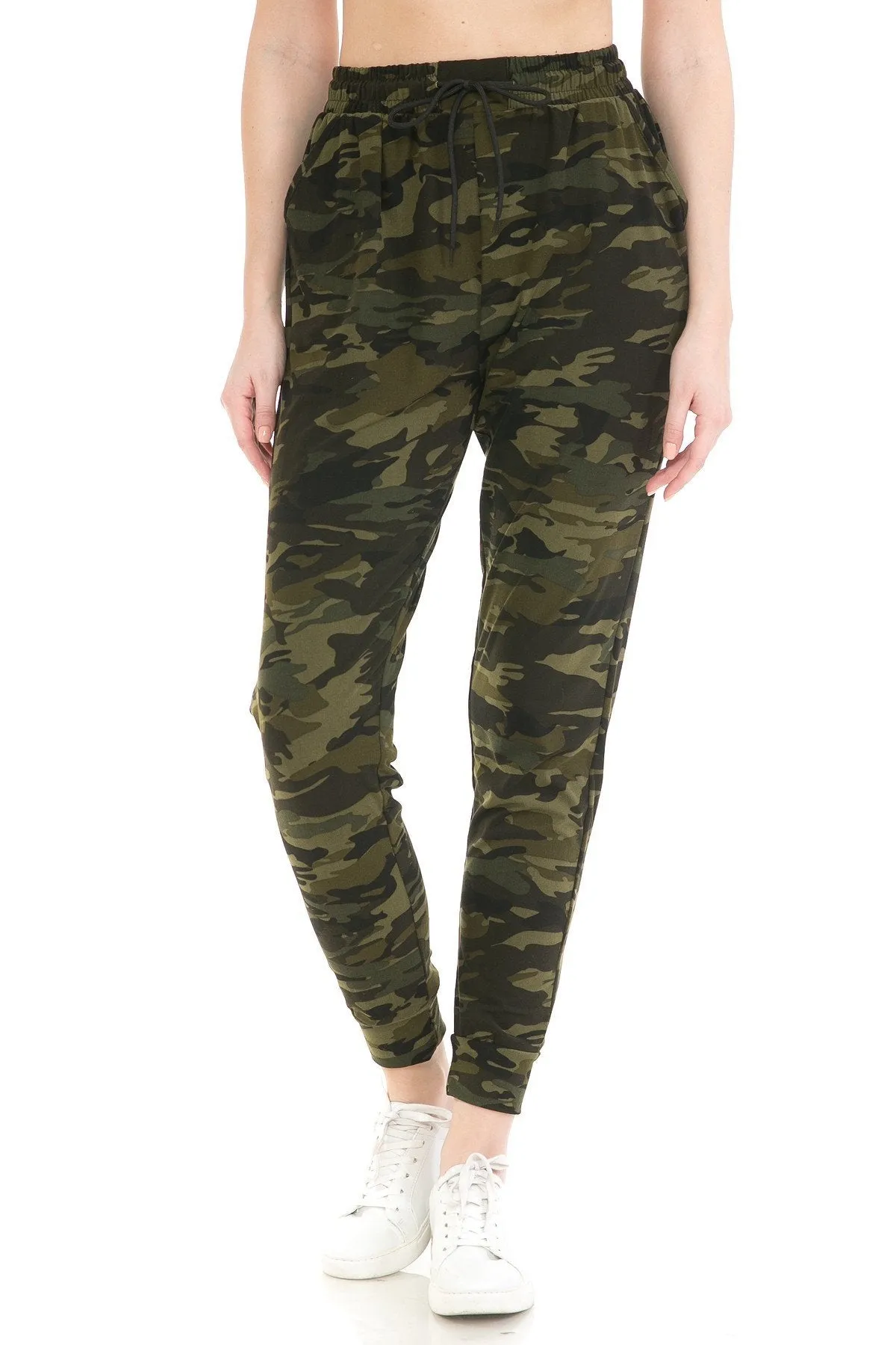 Camo Camouflage Print Soft Lounge Jogger Pants