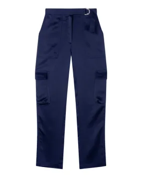 Carolina Satin Utility Pant (Midnight)