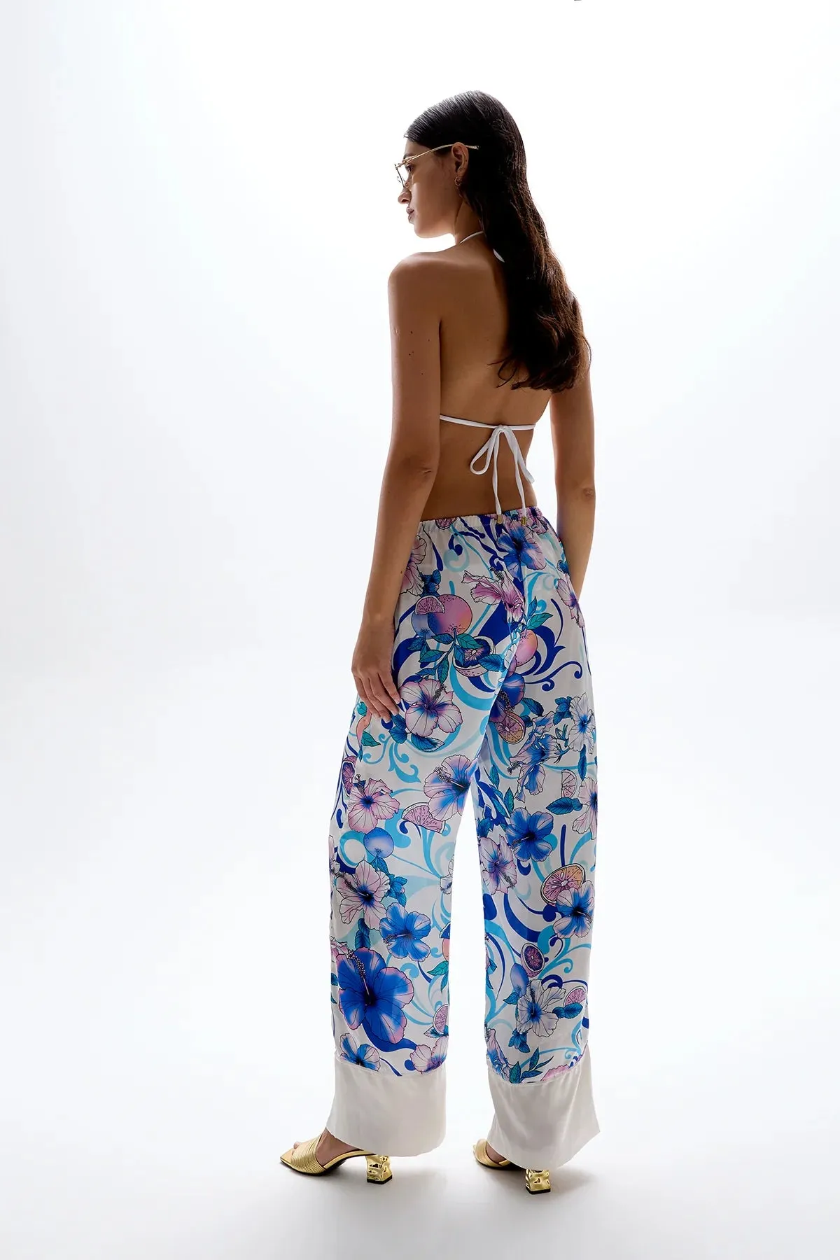 Cin Cin - Spotlight Pants - Hibiscus White