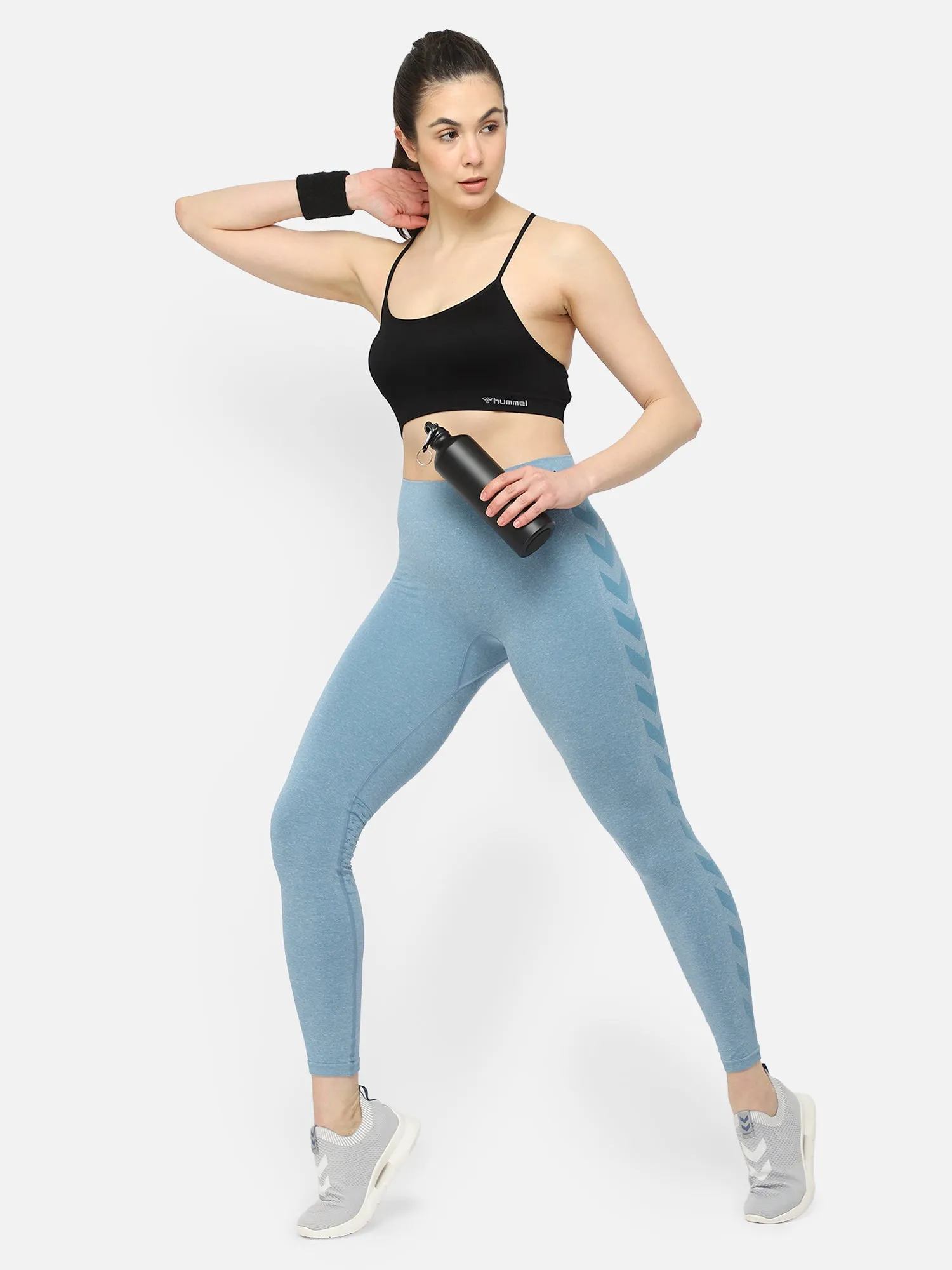 Classic Bee Ci Seamless Women Light Blue Tight