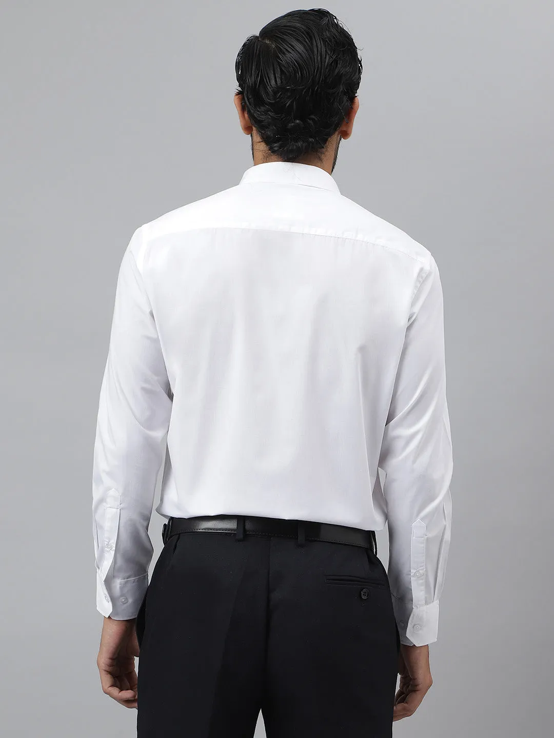 Classic Regular Fit White Shirt - Pristine (Pack of 2)