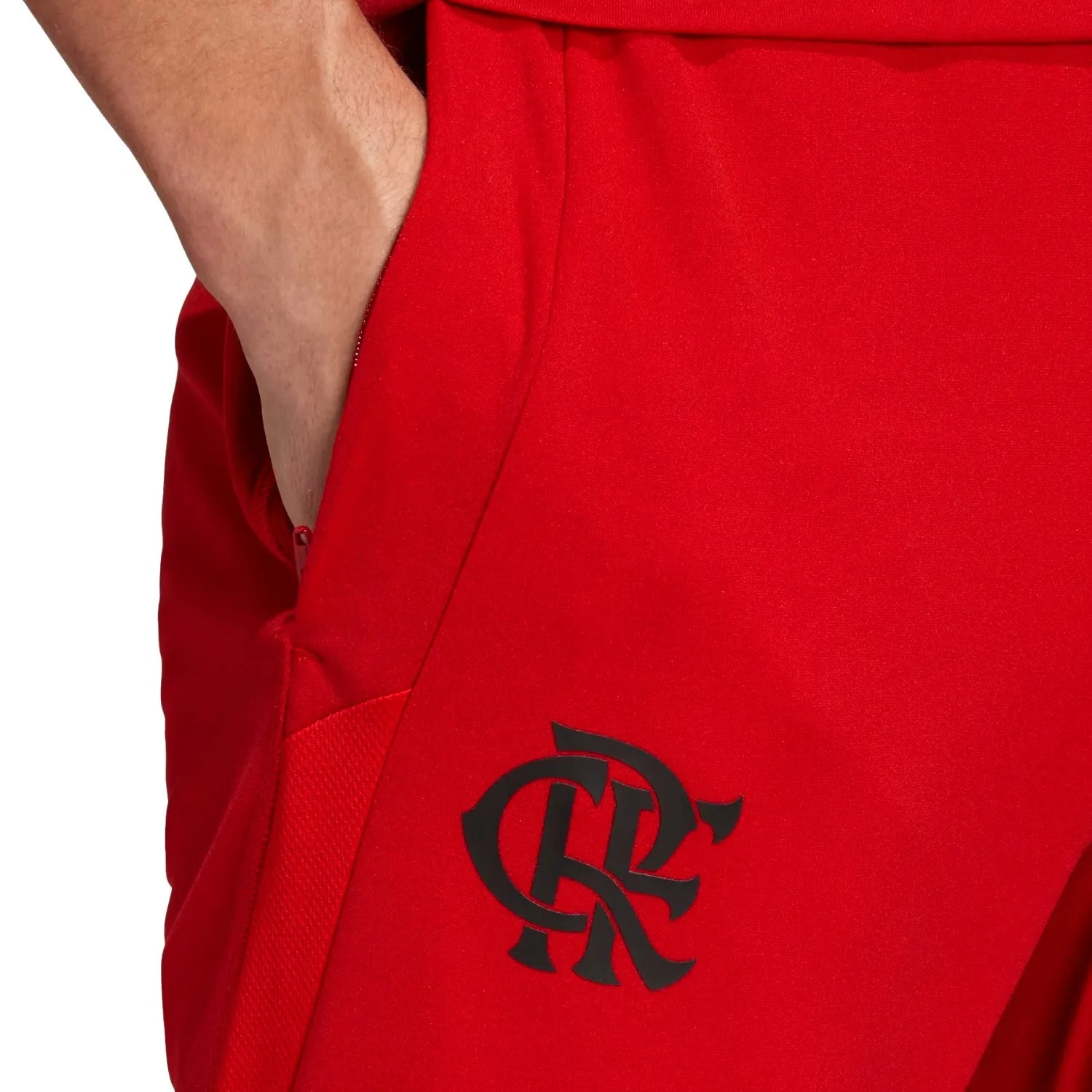 CR Flamengo red training technical Soccer tracksuit 2023/24 - Adidas