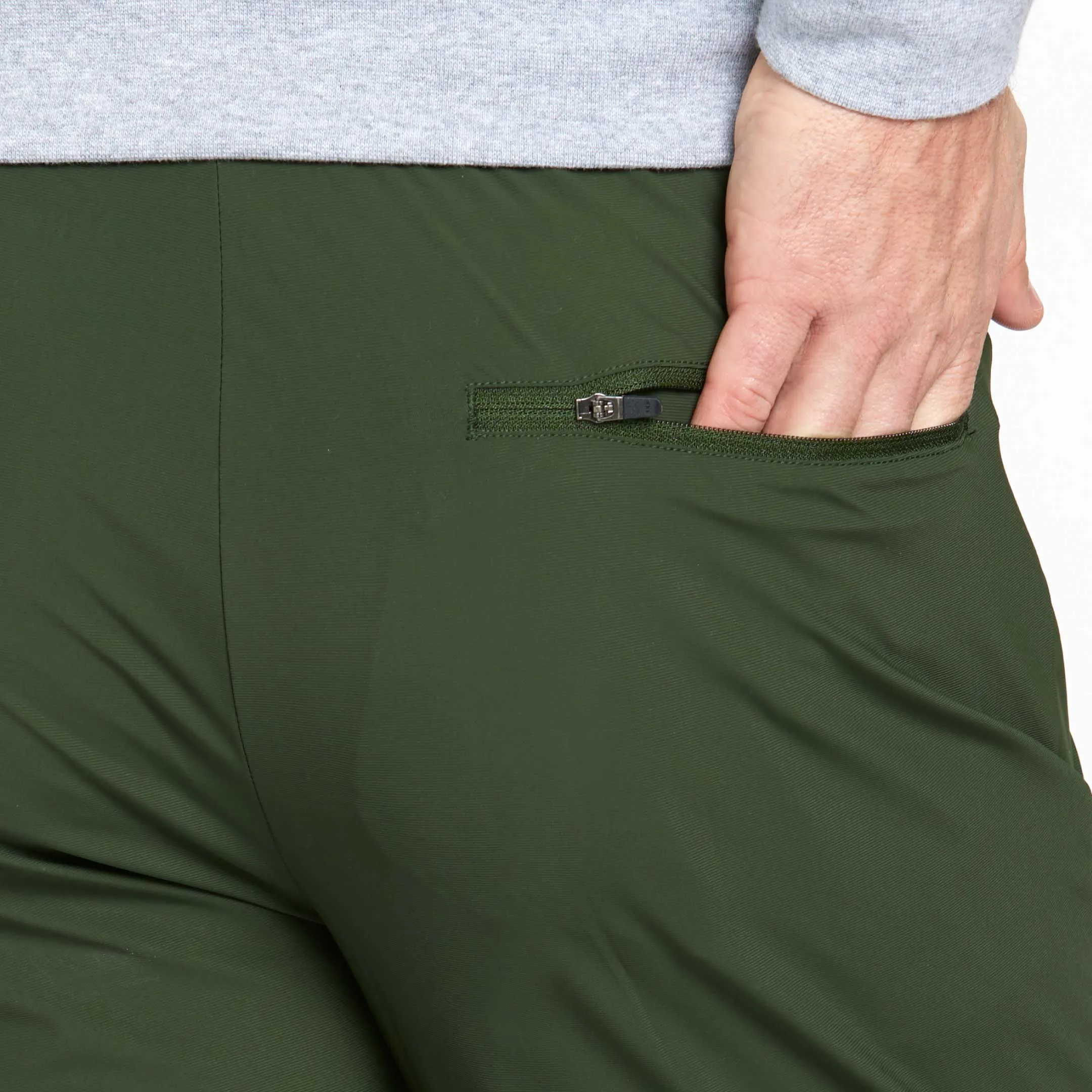 Dark Green Hybrid Jogger