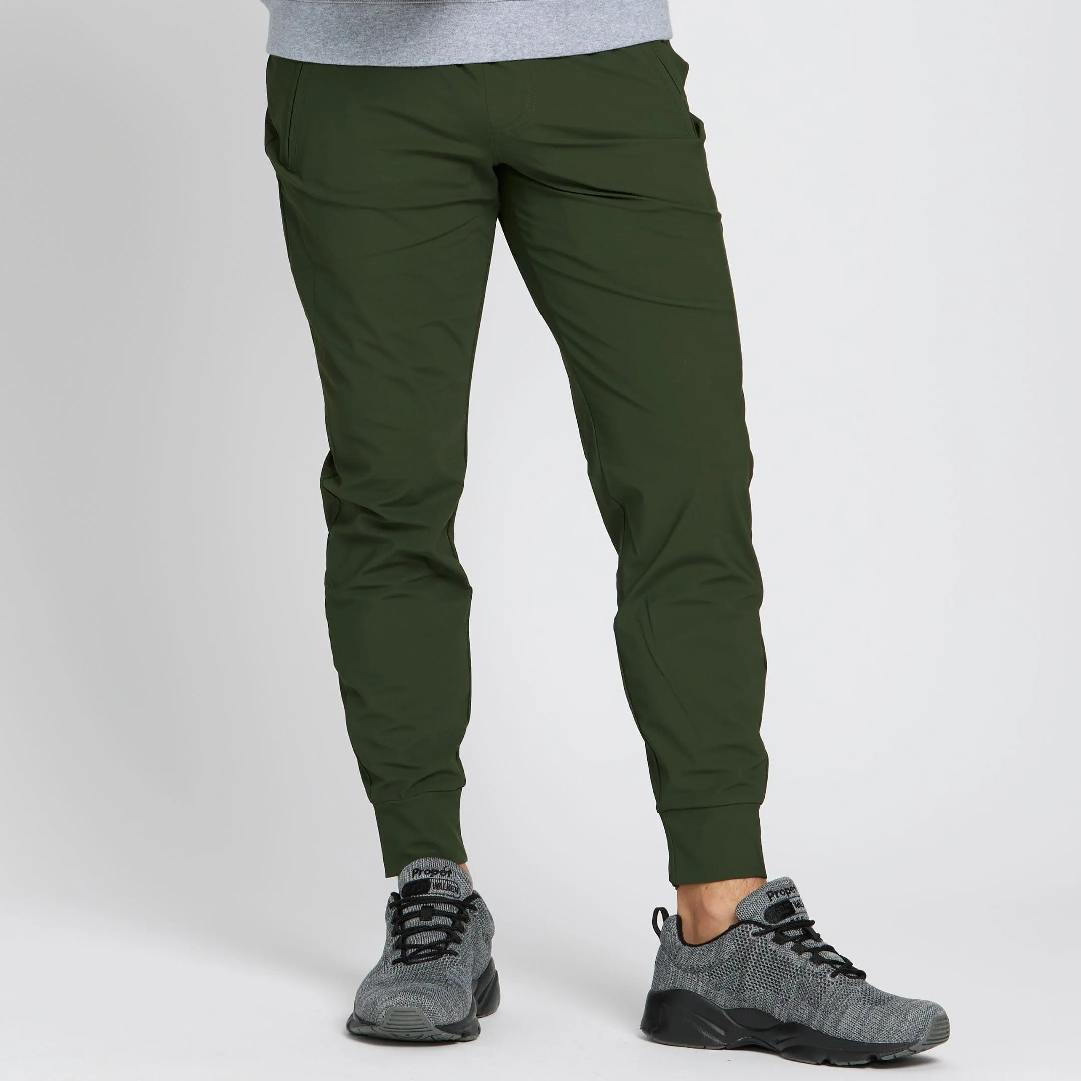 Dark Green Hybrid Jogger