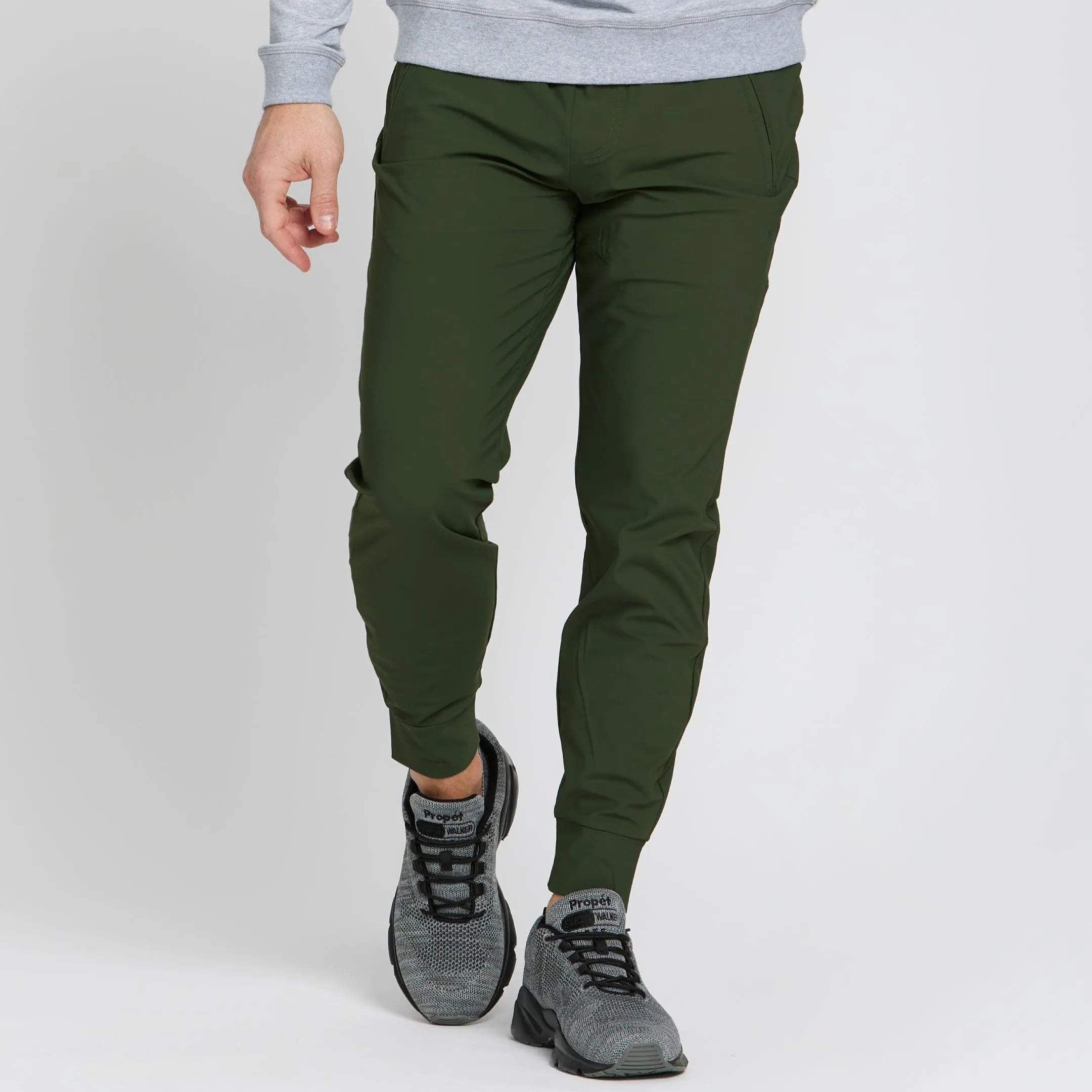 Dark Green Hybrid Jogger