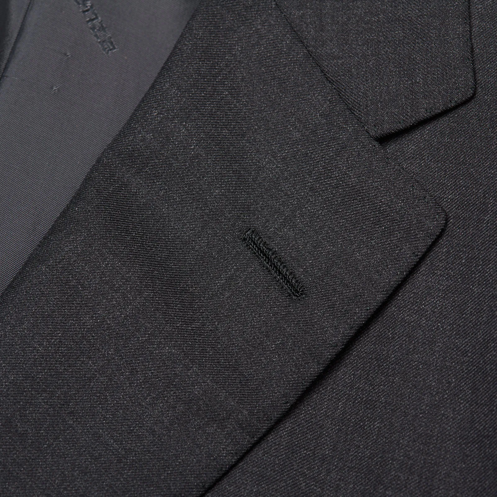 D'AVENZA for VANNUCCI Charcoal Gray Wool Handmade Suit EU 46 NEW US 36