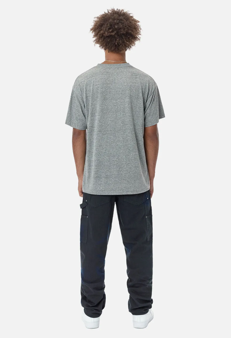 Double Dye Painter's Pant / Indigo X Black