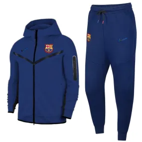 FC Barcelona Tech Fleece presentation soccer tracksuit 2022 - Nike