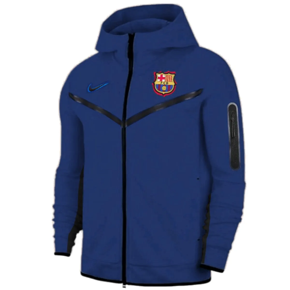 FC Barcelona Tech Fleece presentation soccer tracksuit 2022 - Nike