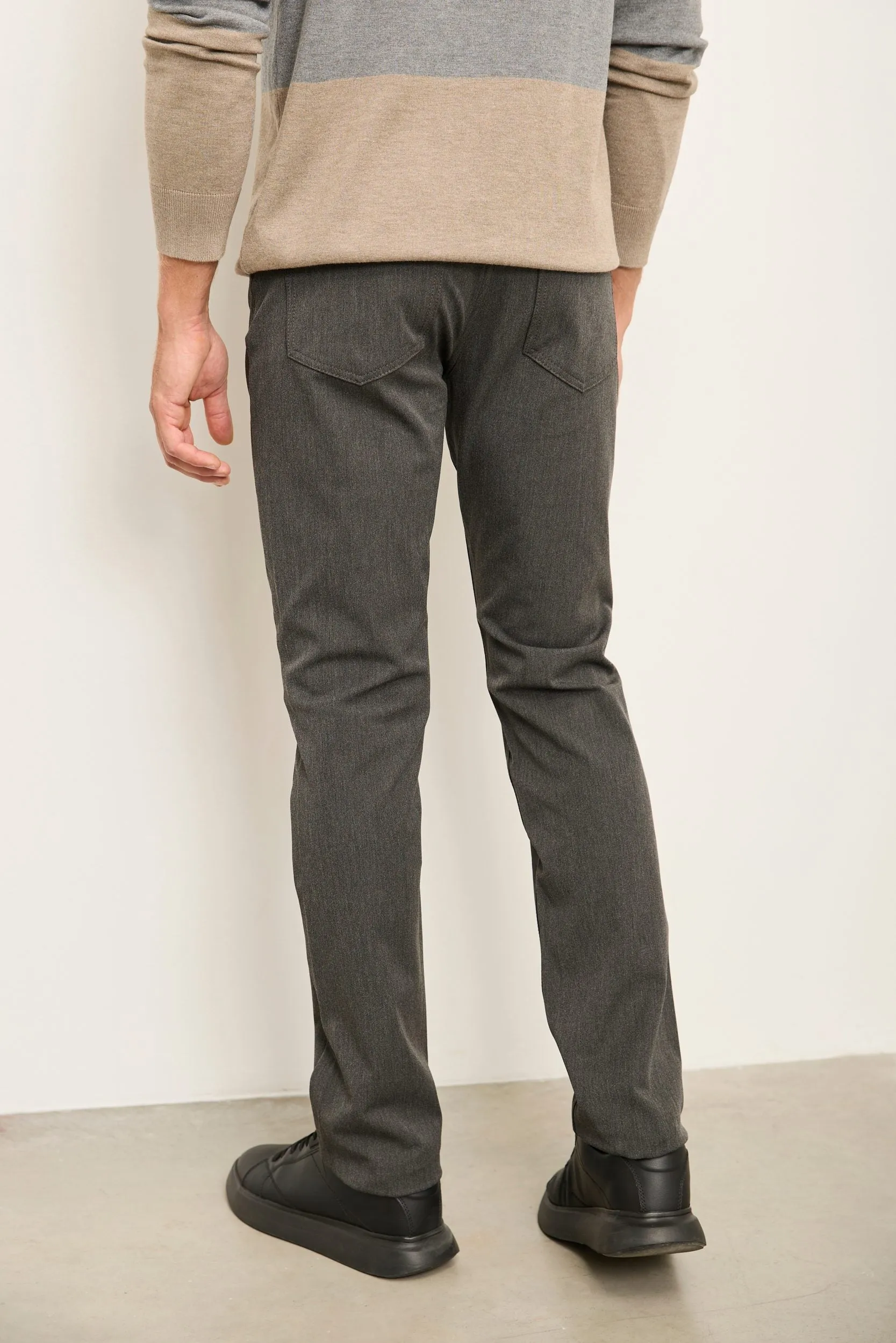 Five pocket slim fit pants