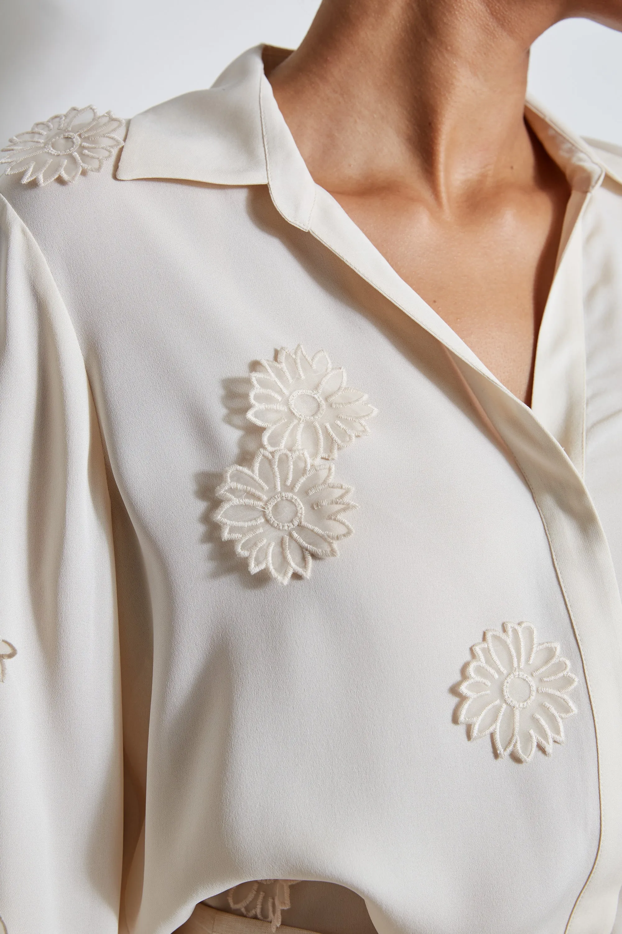 Floral Applique Shirt