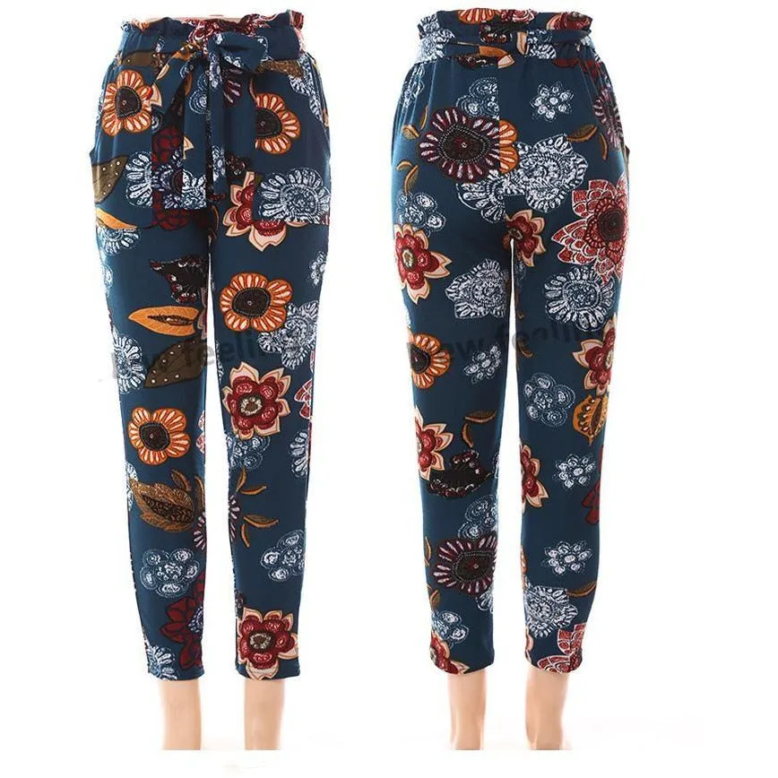 Floral High Waisted Pant