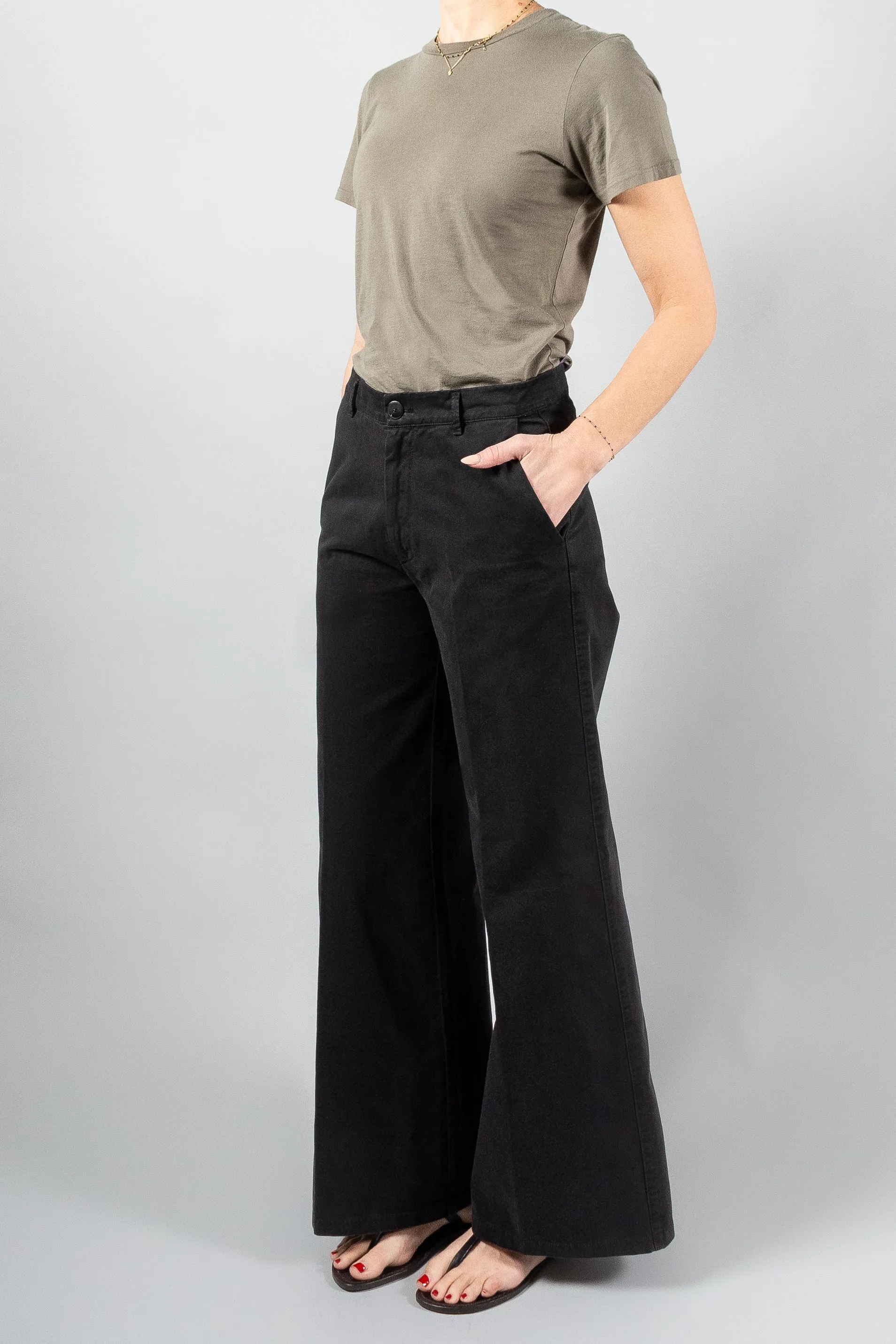 Forte Forte Gabardine Wide Leg Pants