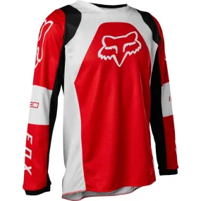 Fox Youth 180 Lux Jersey Flo Red