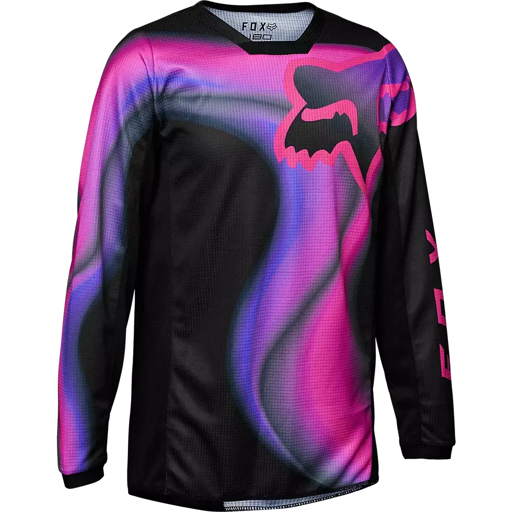 Fox Youth Girls 180 Toxsyk Jersey Black/Pink