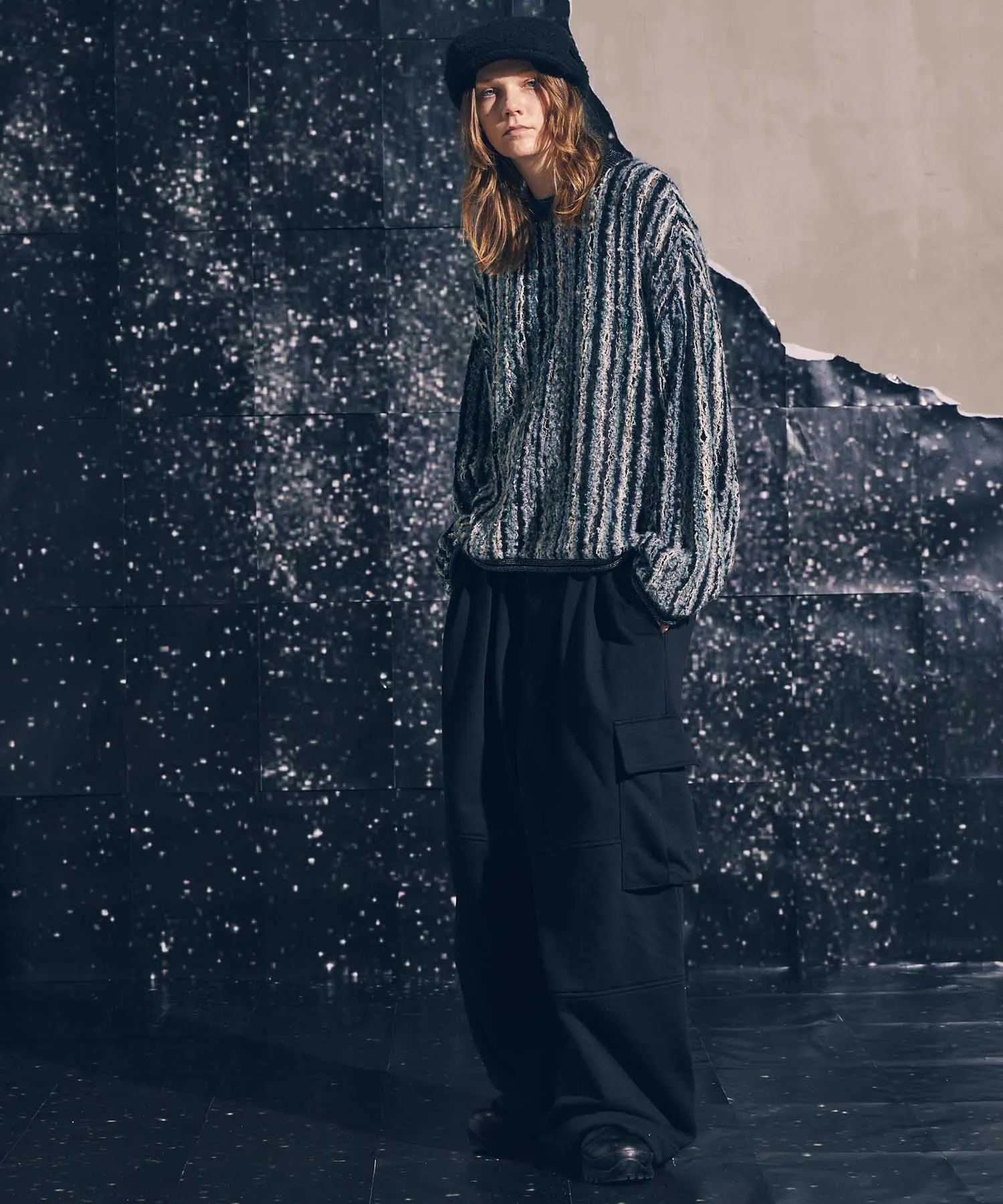 Heavy-Weight Sweat Prime-Wide Cargo Pants