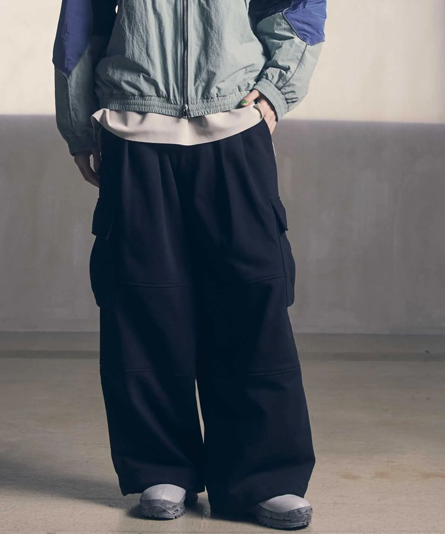 Heavy-Weight Sweat Prime-Wide Cargo Pants