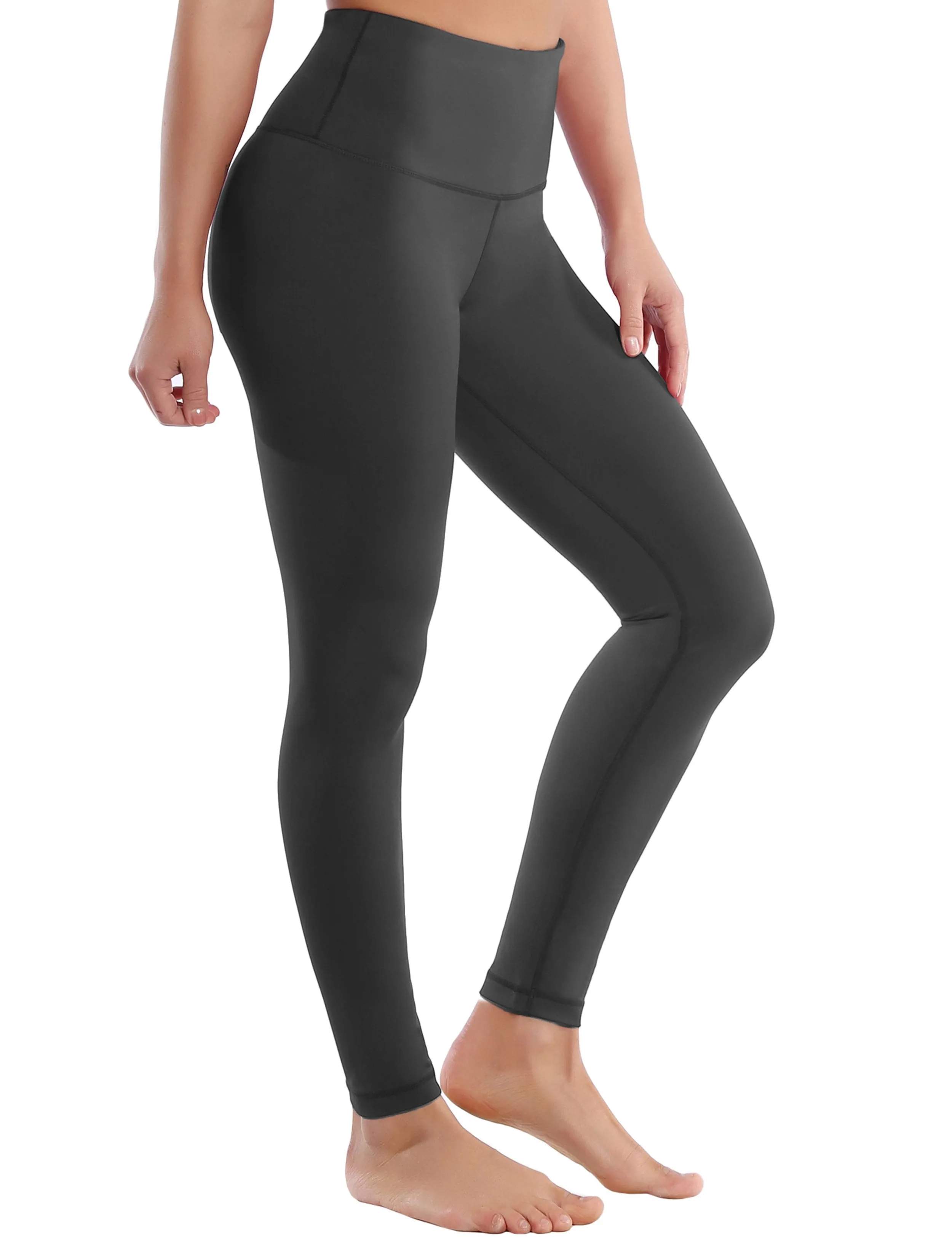 High Waist Yoga Pants shadowcharcoal ins