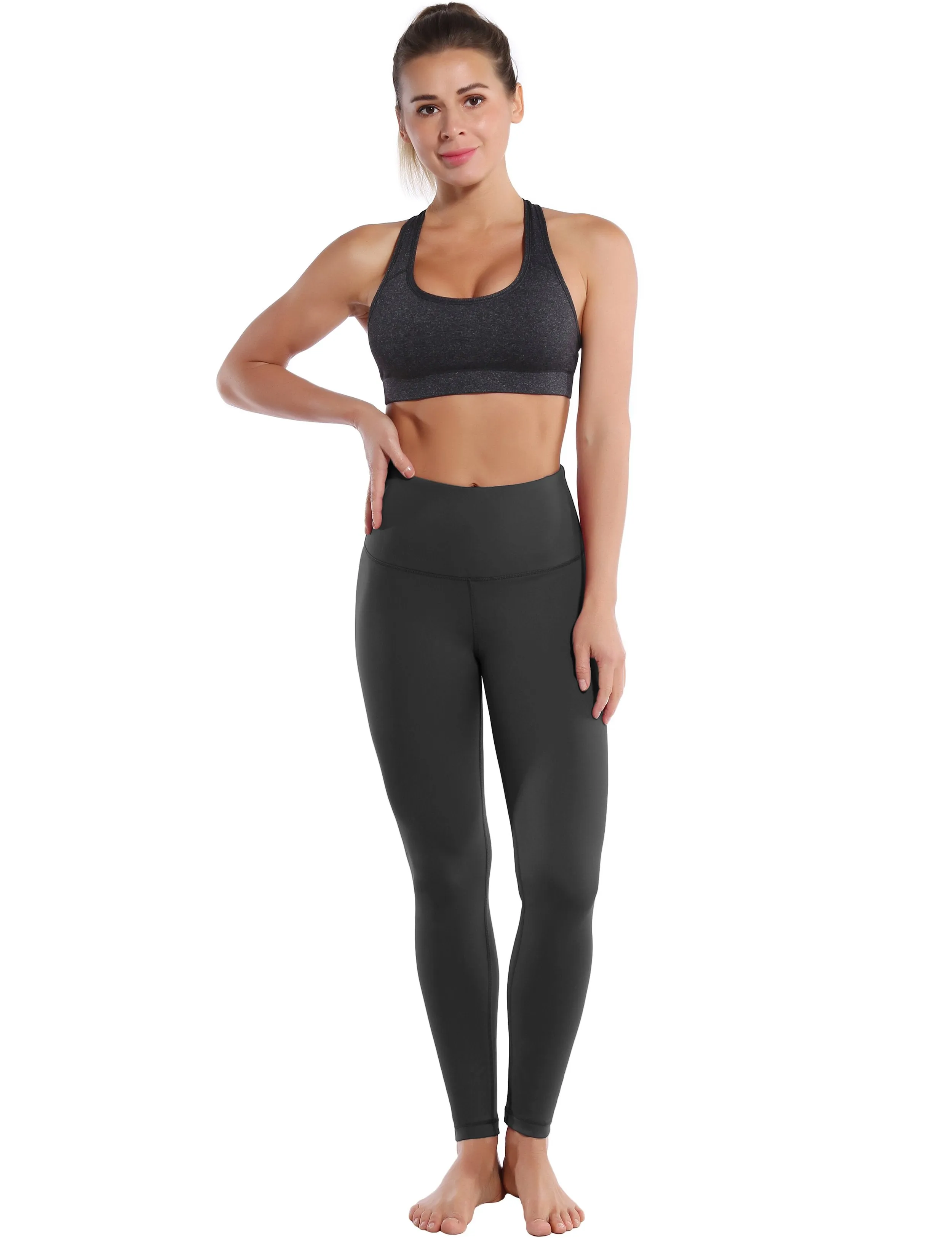 High Waist Yoga Pants shadowcharcoal ins