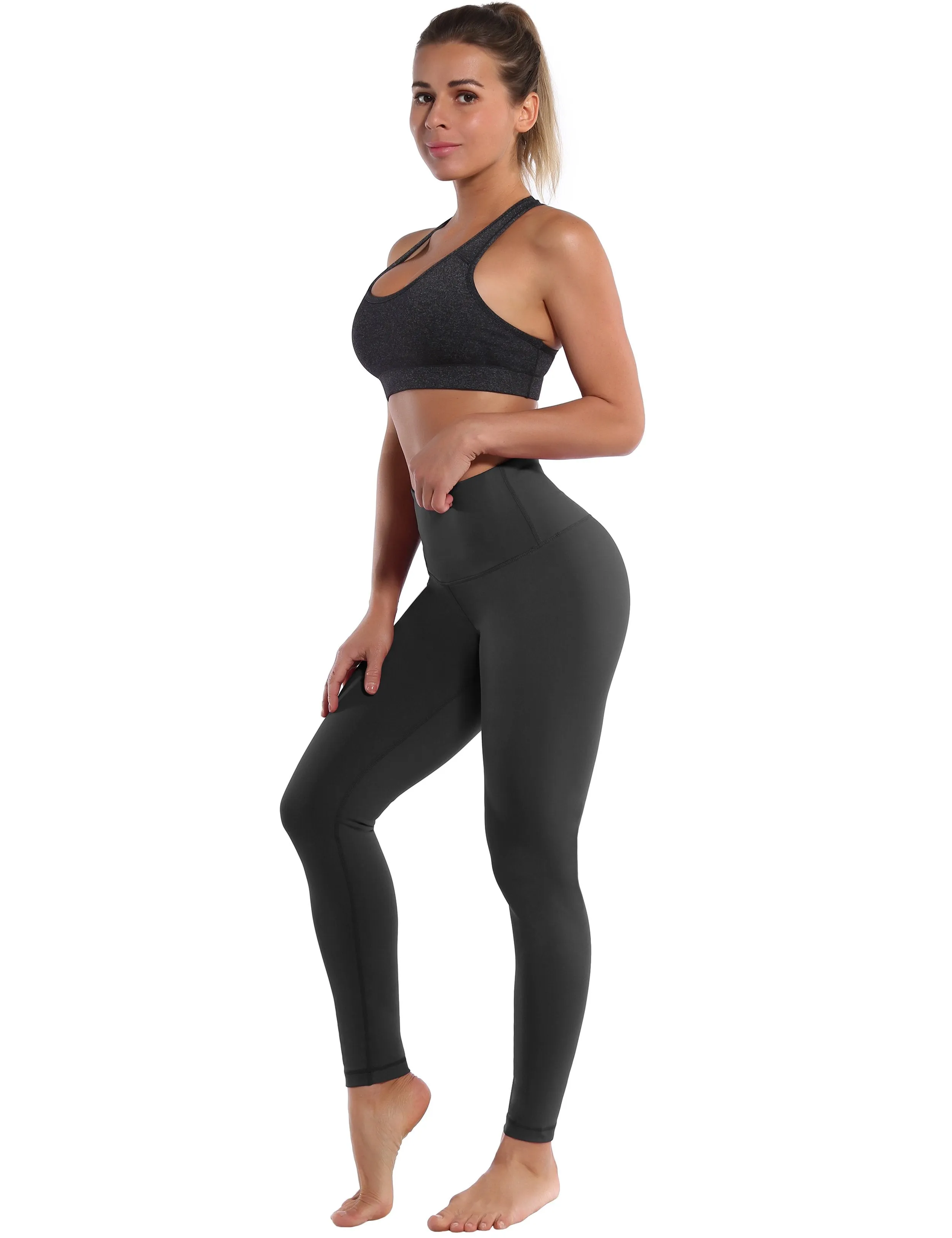 High Waist Yoga Pants shadowcharcoal ins