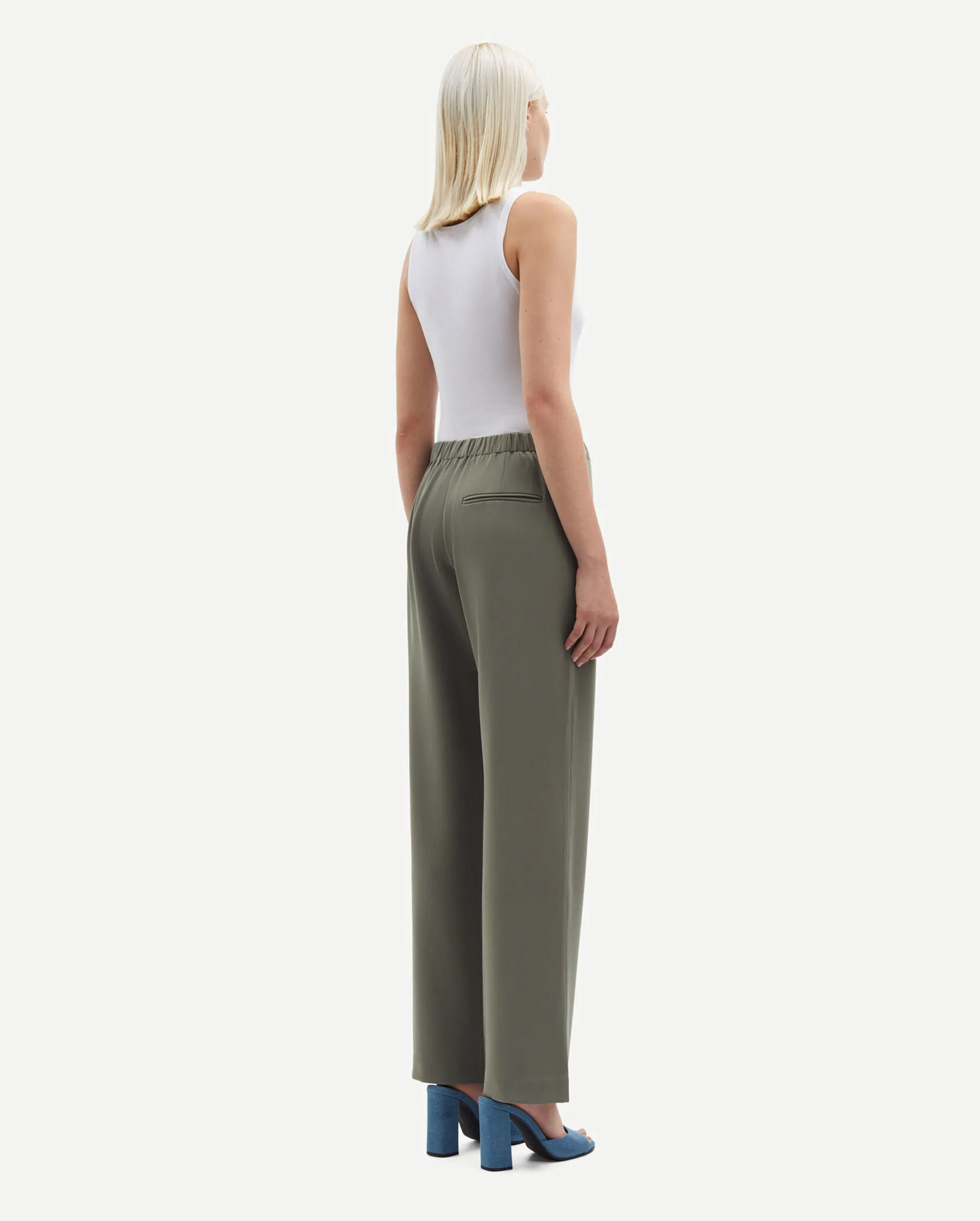 HOYS STRAIGHT PANTS 7331 / DUSTY OLIVE